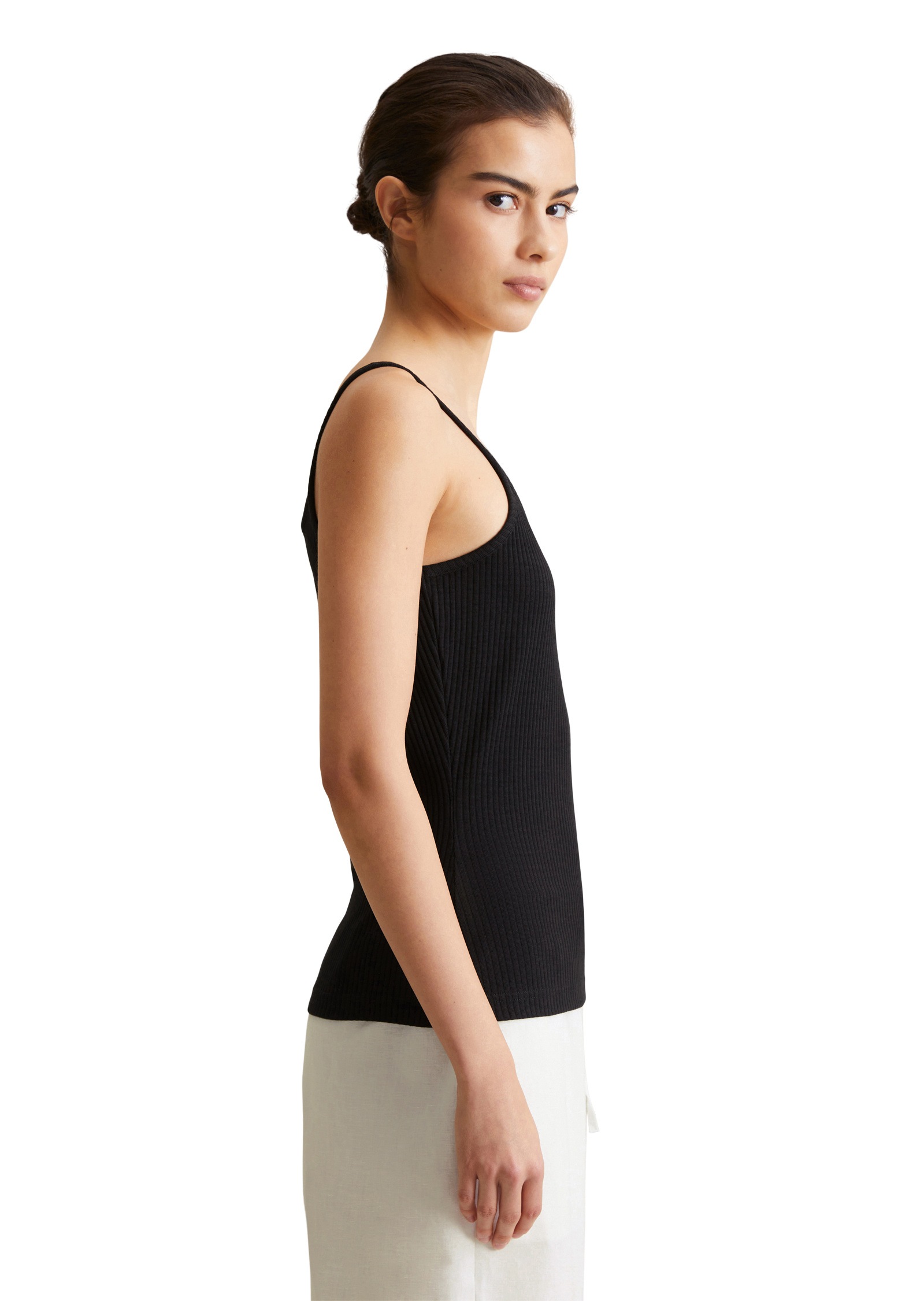Marc O'Polo DENIM T-Shirt »aus Rippjersey«