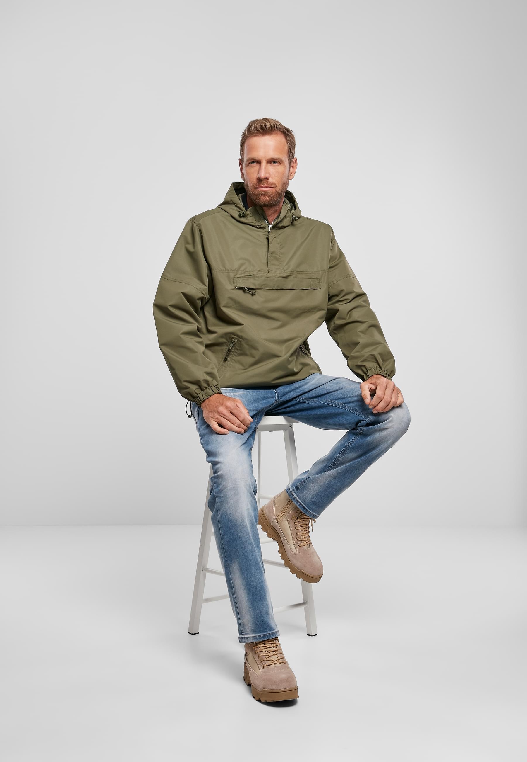 Brandit Allwetterjacke »Brandit Herren Summer Pull Over Jacket«, (1 St.), mit Kapuze