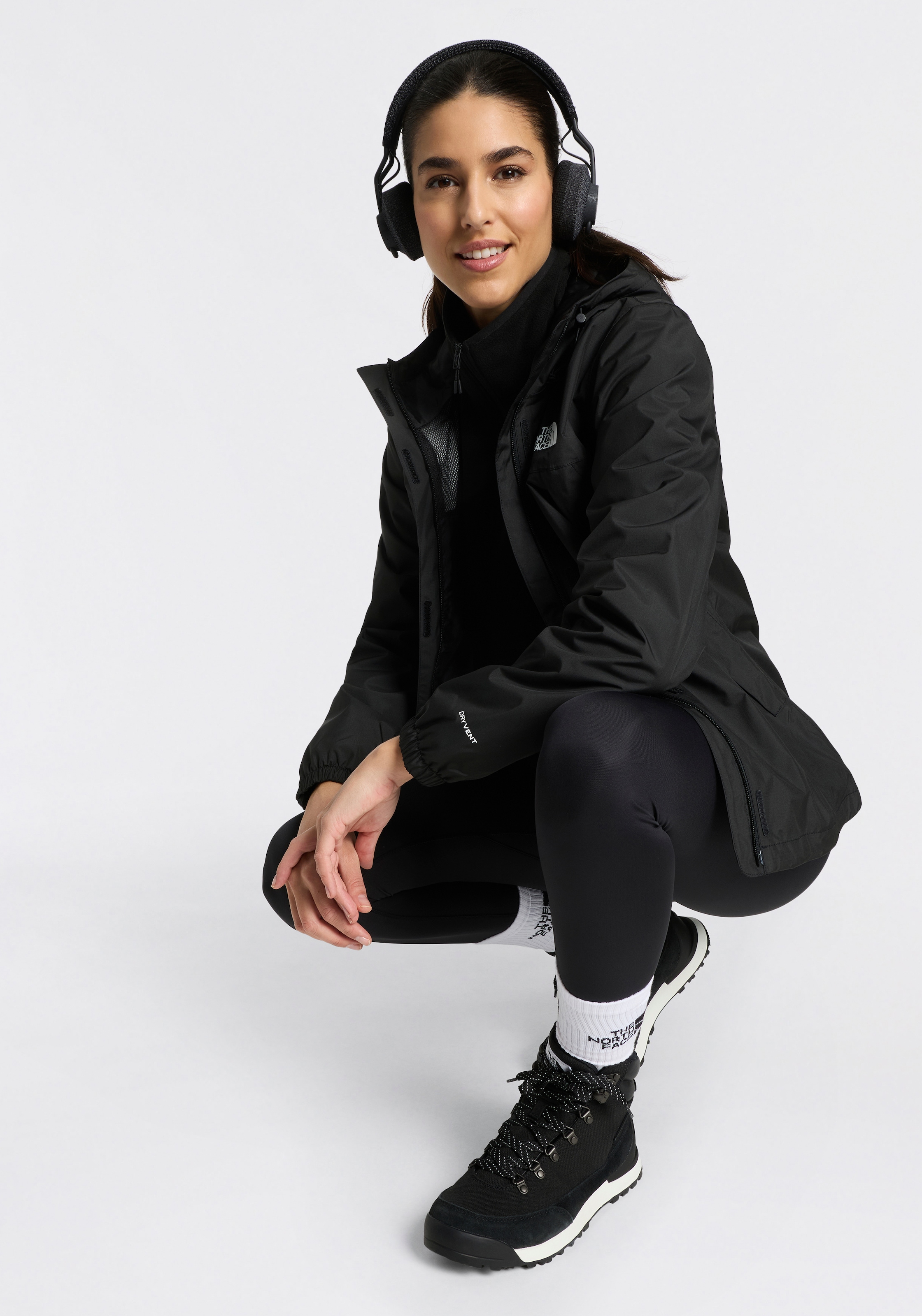 The North Face Fleecepullover »W GLACIER FLEECE 1/4 ZIP JACKET«, Halfzip aus Polyester, mit 1/4 Reißverschluss
