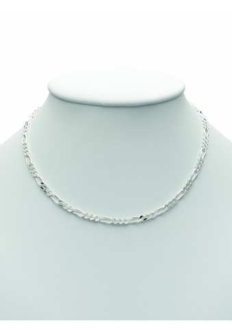 Silberkette »925 Silber Figaro Halskette 50 cm Ø 3,4 mm«, Silberschmuck für Damen