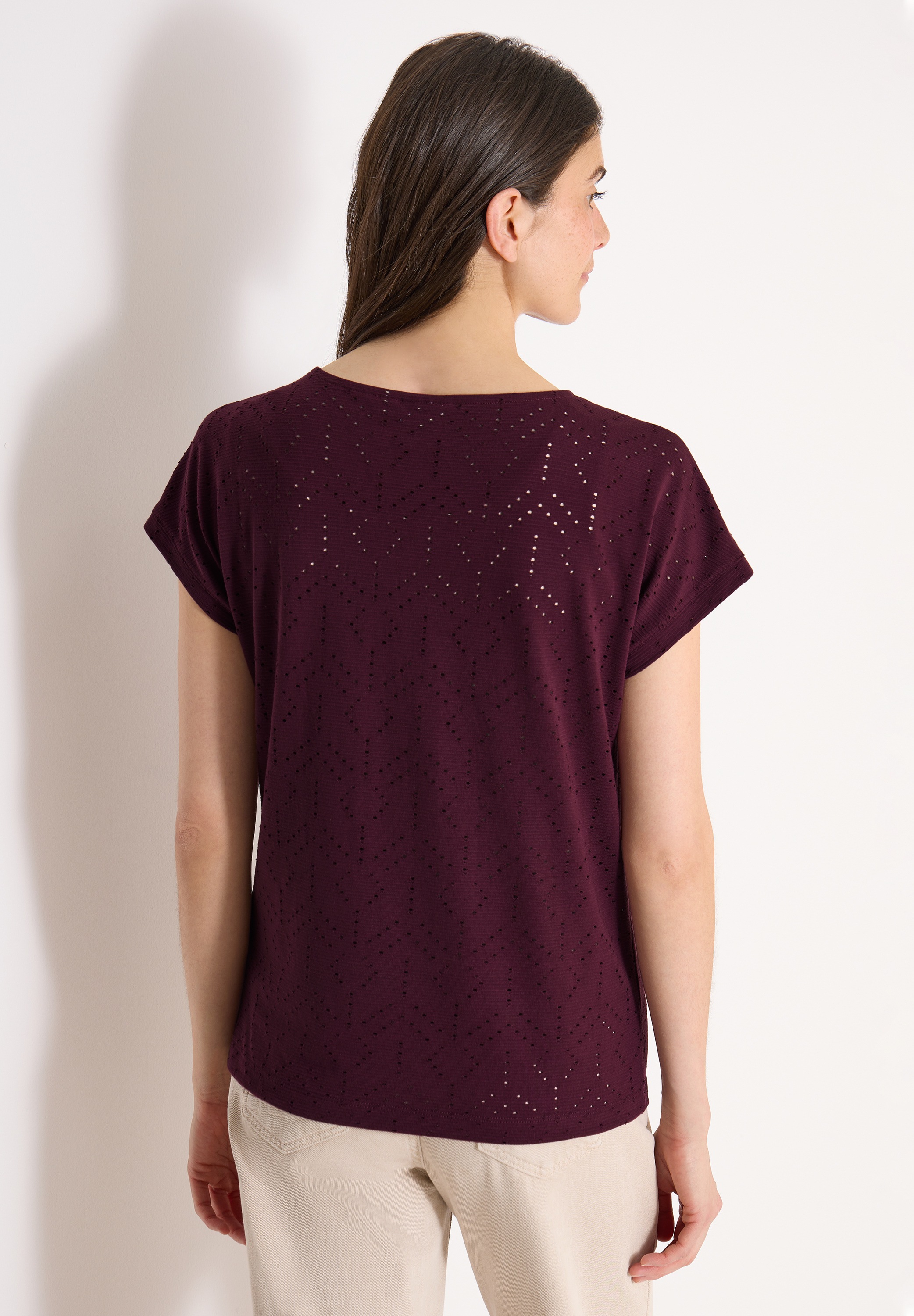 Cecil T-Shirt mit U-Boot-Ausschnitt günstig online kaufen