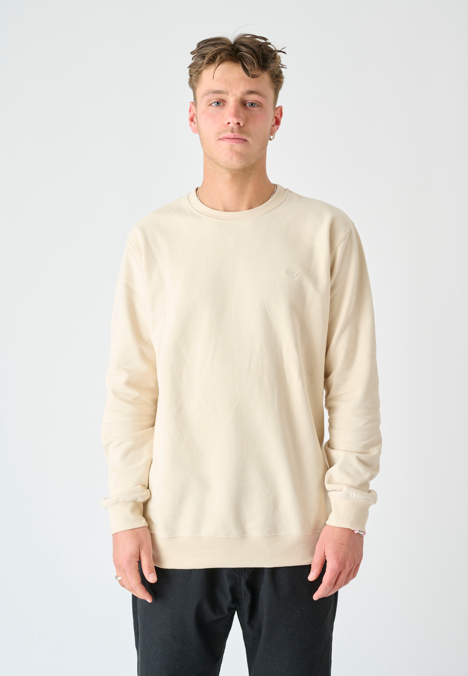 Cleptomanicx Sweatshirt »Ligull«, mit kleiner ▷ | BAUR Möwen-Stickerei bestellen