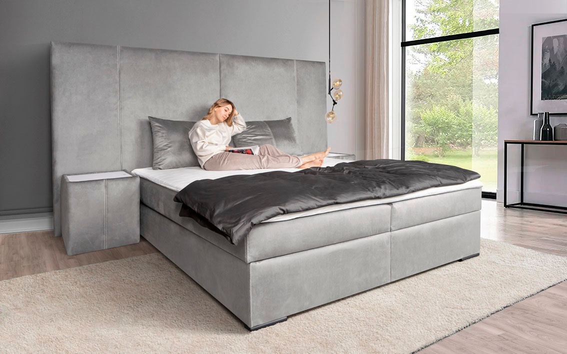 COLLECTION AB Boxbett »30 Jahre Jubiläums Modell BIG«, inkl. Topper & Bettkasten, wahlweise H2,H3,H4