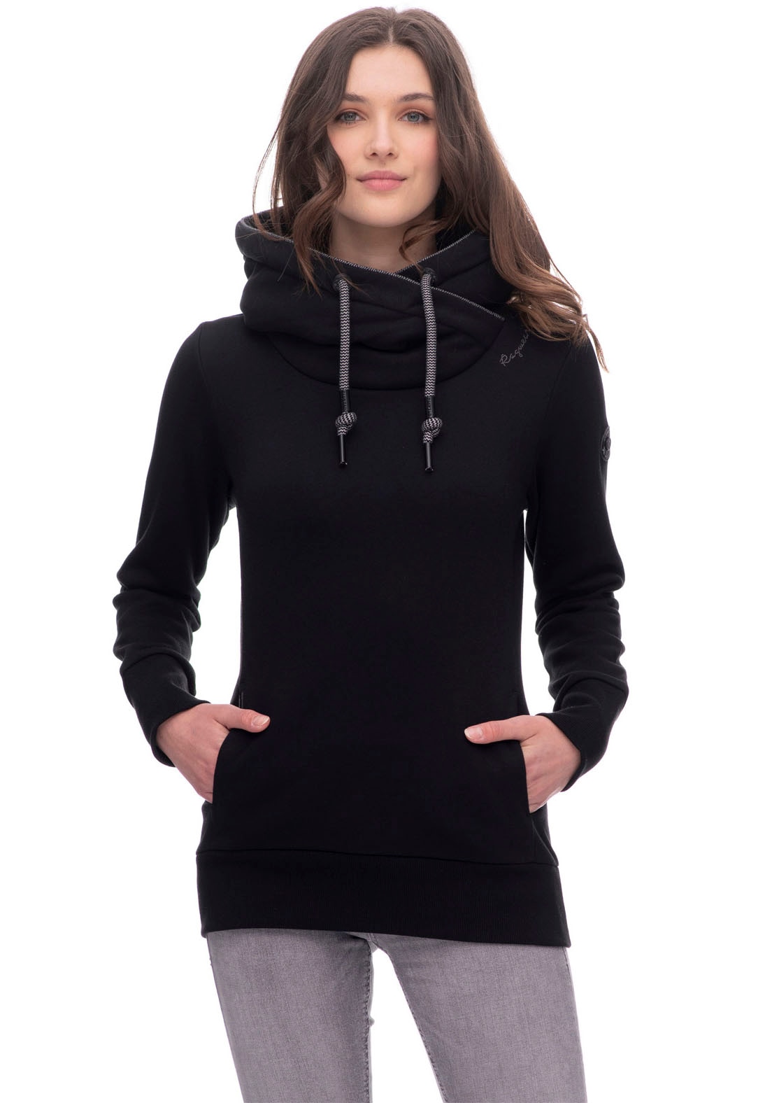 Sweatshirt »GRIPY CORE«, Schalkragen mit Kordelzug