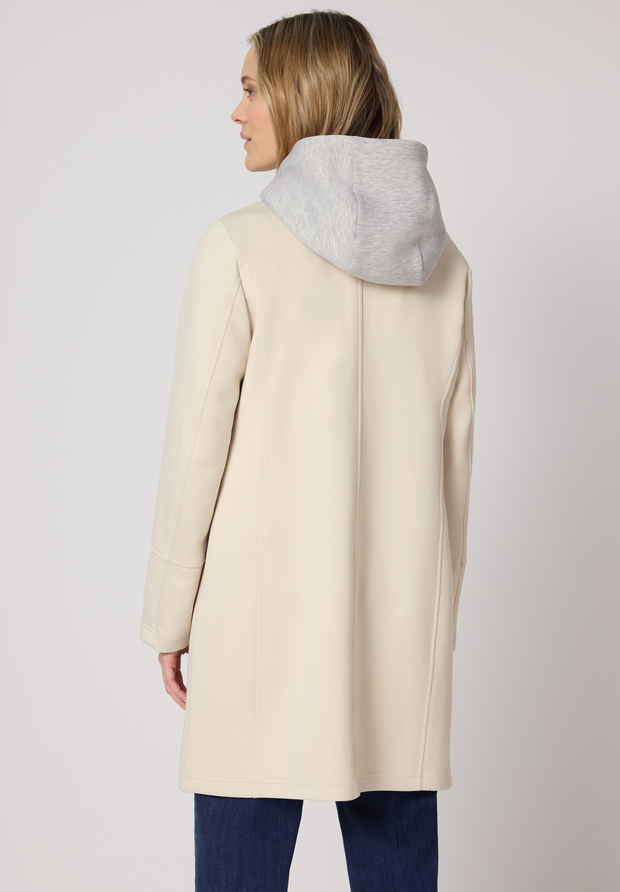 STREET ONE Outdoorjacke mit Kapuze mit Reverskragen