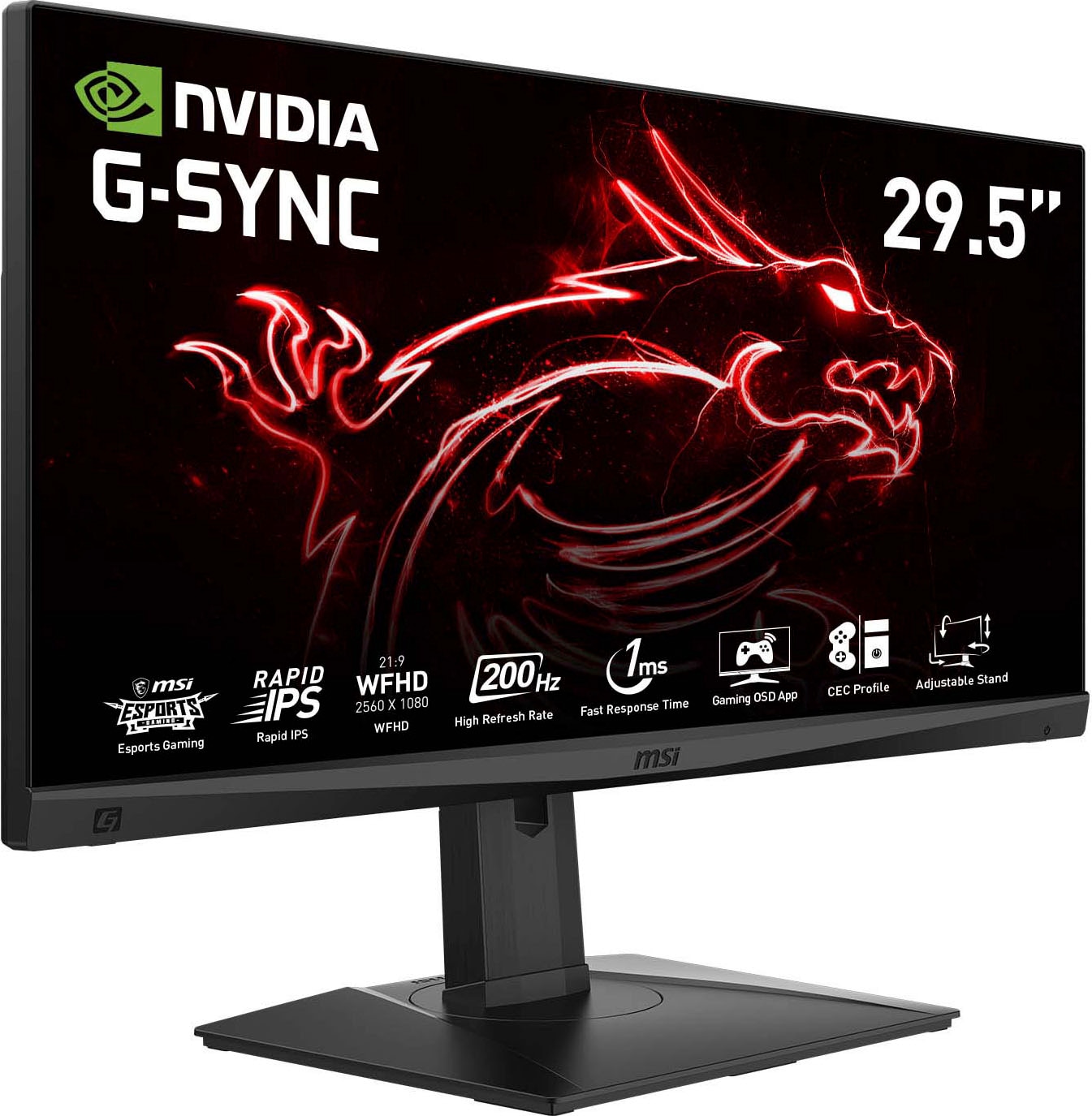 Hyrican Gaming-PC-Komplettsystem »Striker SET02275«, Windows 11, i5-12400F, inklusive 29,5" Monitor MSI Optix MAG301RF