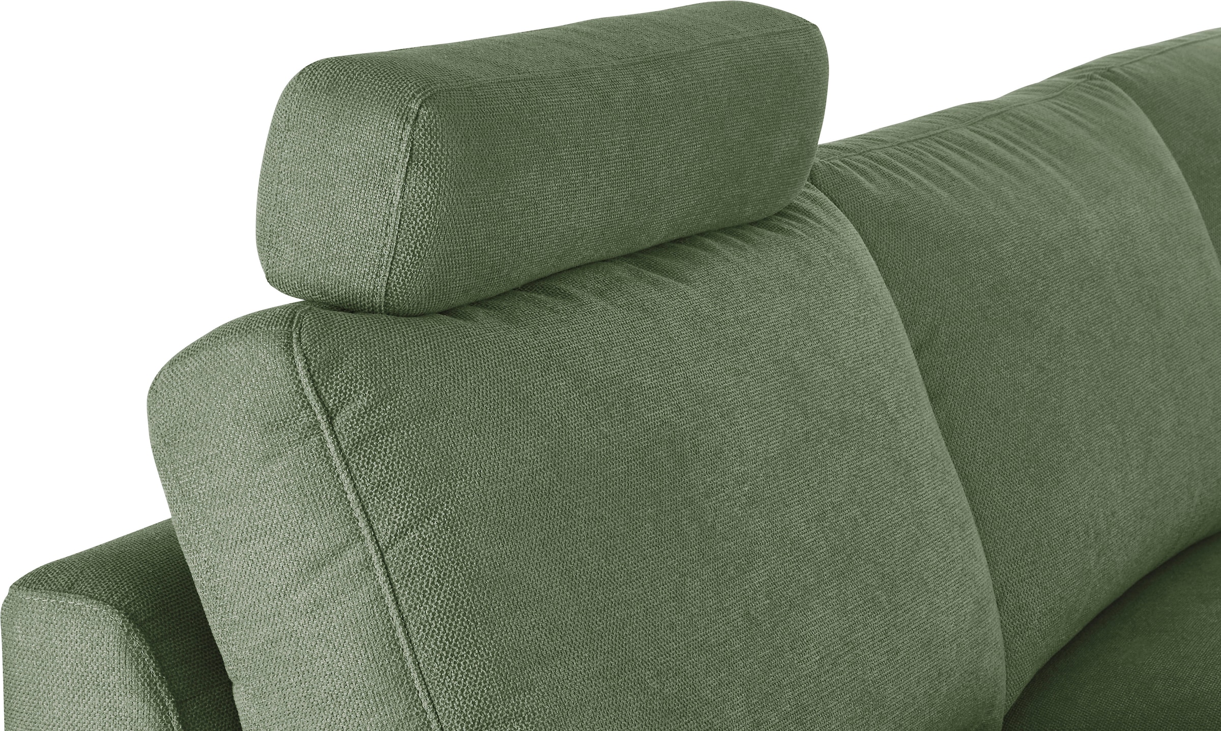 3C Candy Ecksofa »Lecce, wahlweise PUR-Schaumstoff oder Tonnentaschenfederkern«, Bett im 2,5-Sitzer, teilmotorische Schlaffunktion im Longchair, L-Form