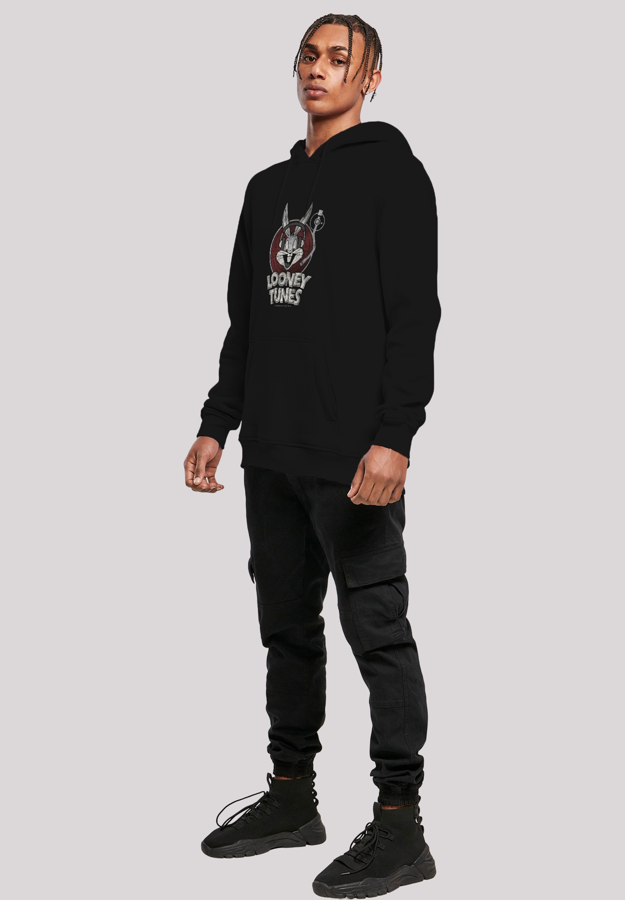 F4NT4STIC Sweatshirt »Hoodie 'Looney Tunes Bugs Bunny'«, Herren,Premium Merch,Slim-Fit,Kapuzenpullover,Bedruckt