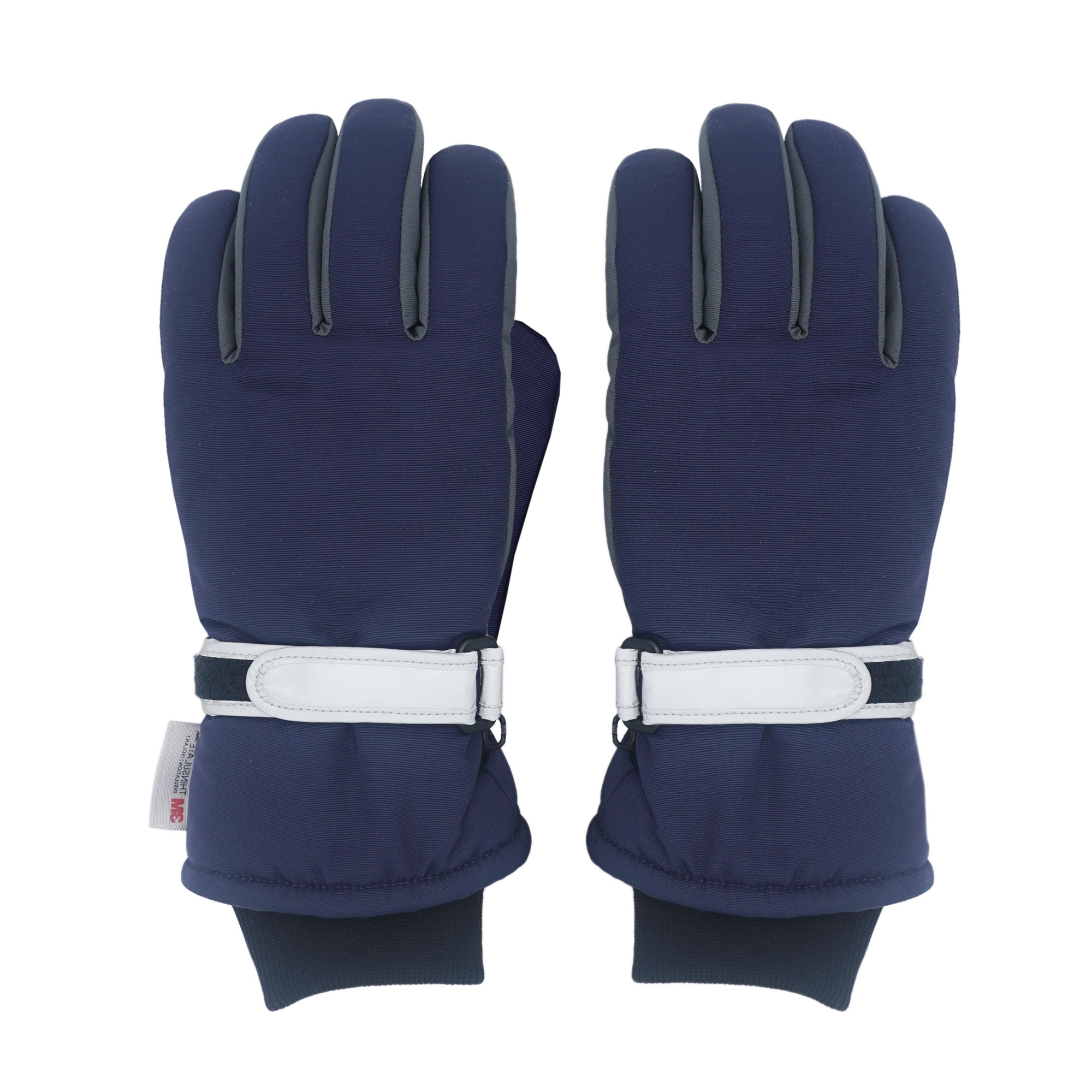 MAXIMO Thermohandschuhe 2 Stk. mit reflektierendem Verschluss, Fleecefutter, Strickbündchen