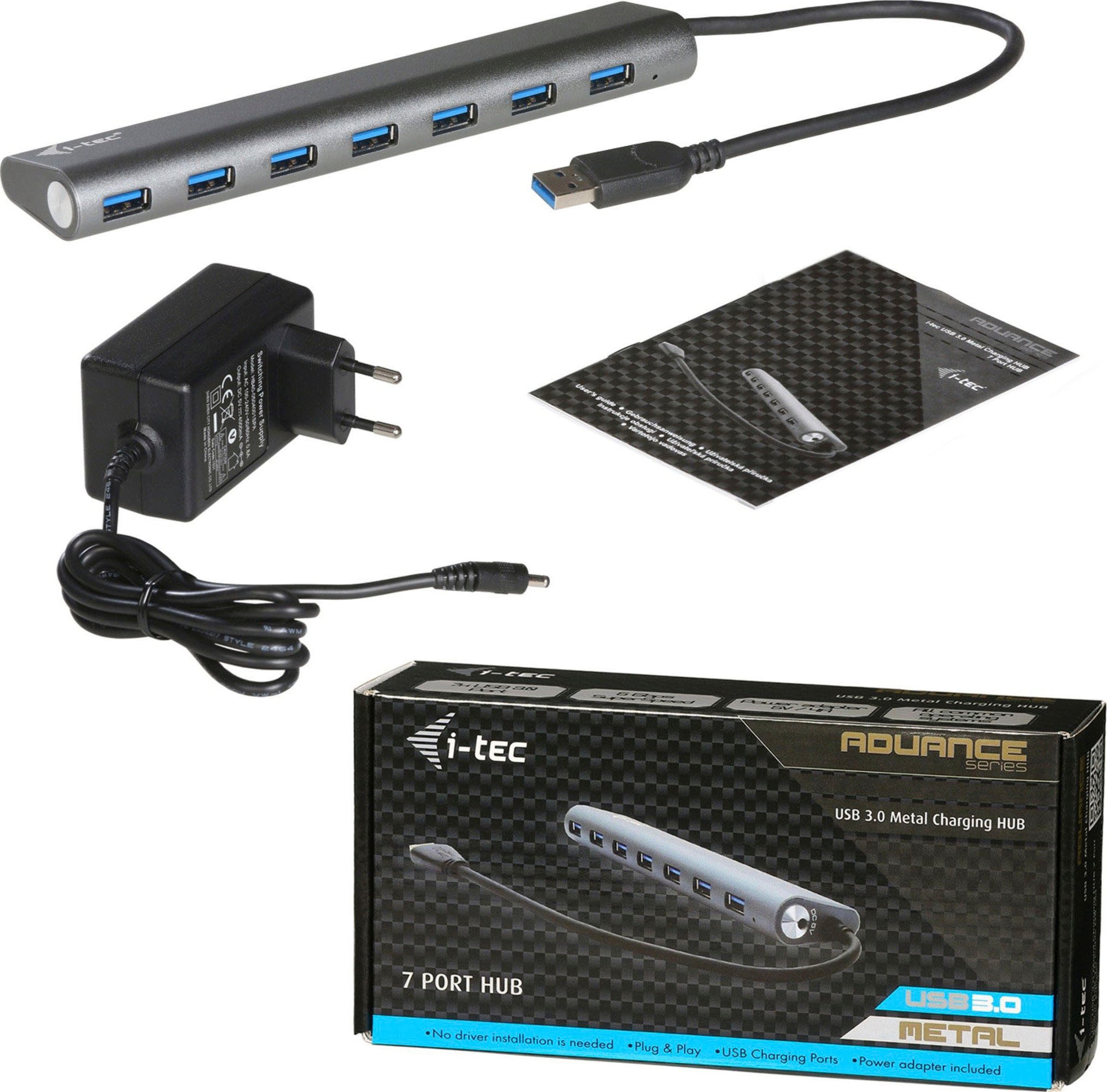 I-TEC USB-Ladegerät »Superspeed USB 3.0 7-Port Hub«