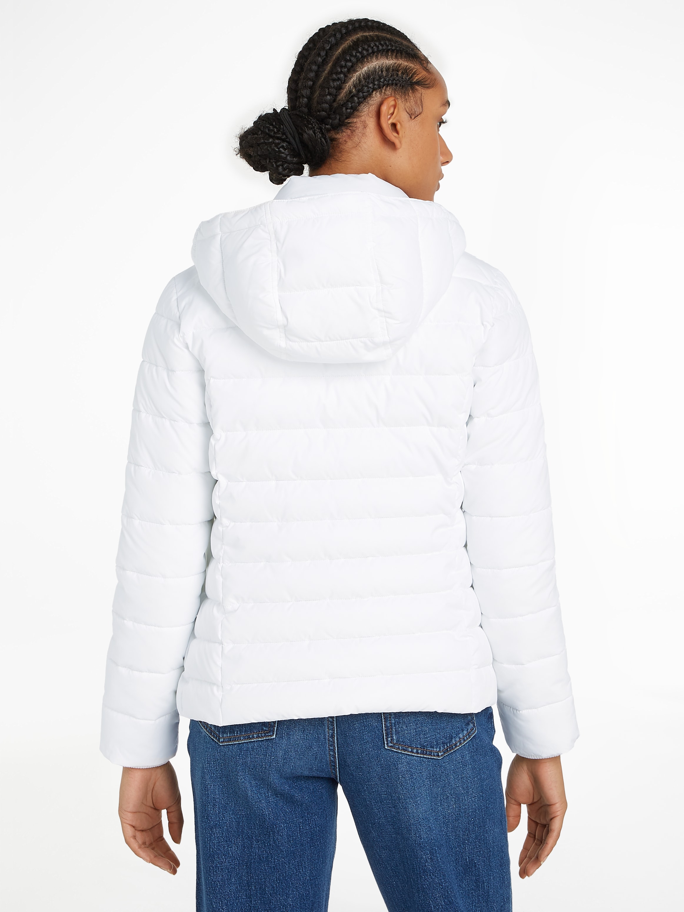 Tommy Jeans Steppjacke »TJW BASIC HOODED JACKET«, mit Kapuze, mit Kapuze