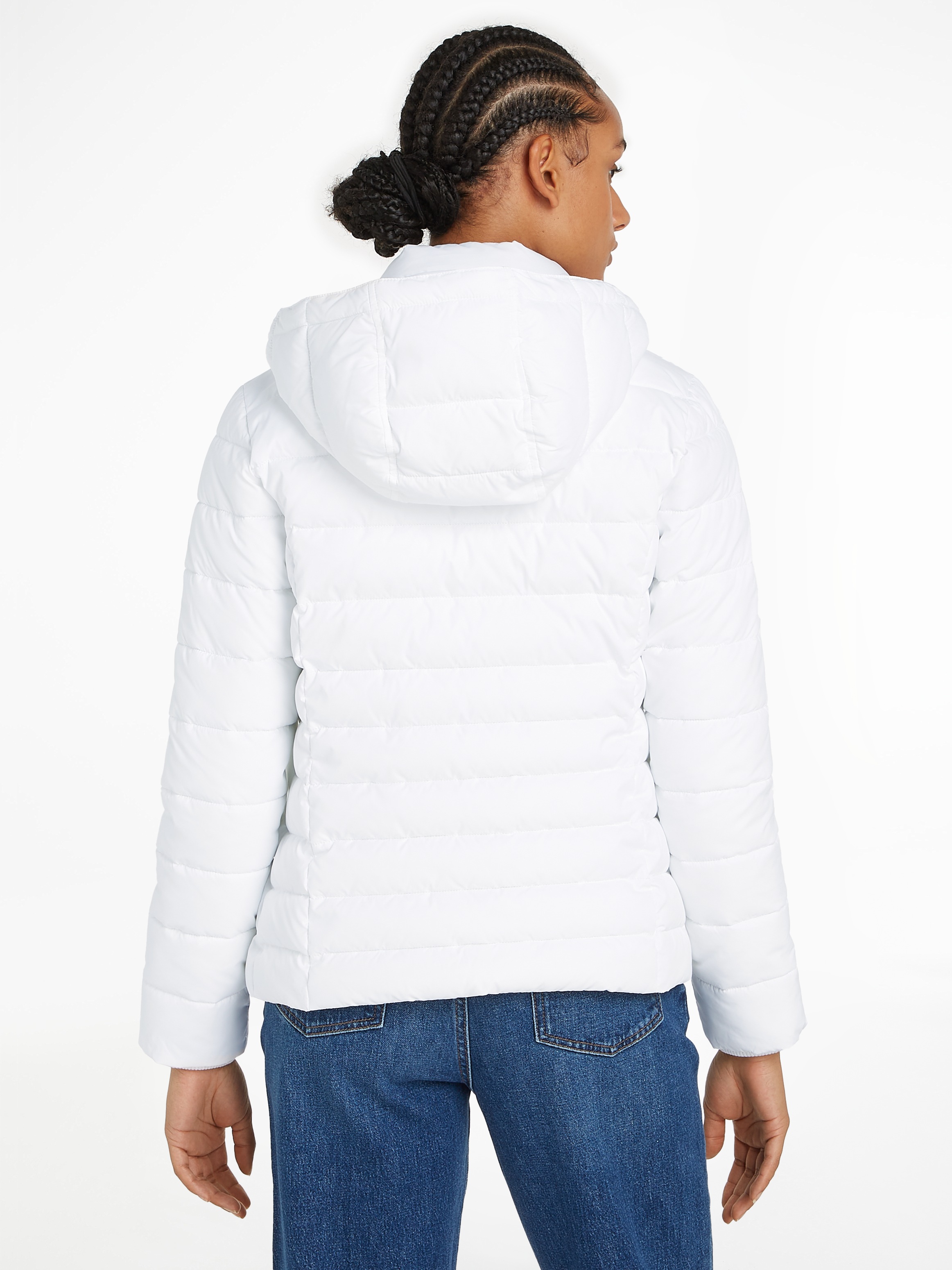 Tommy Jeans Steppjacke "TJW BASIC HOODED JACKET", mit Kapuze, mit Kapuze günstig online kaufen