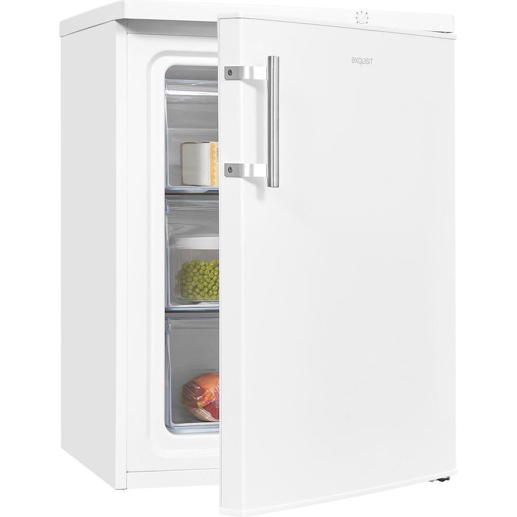 exquisit Gefrierschrank »GS18-H-170E weiss«, 85,0 cm hoch, 60,0 cm breit