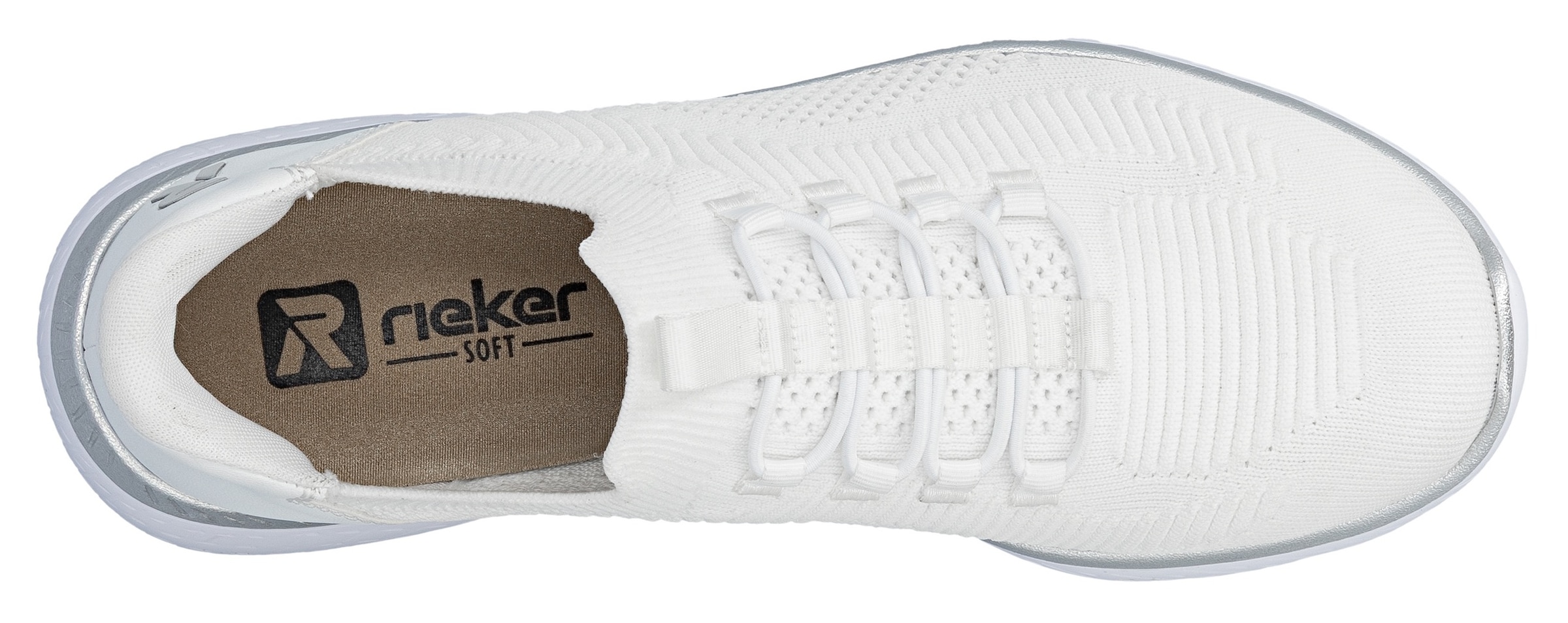 RIEKER Sport Slip-On Sneaker »Ready2GO«, Halbschuh, Freizeitschuh, Slipper mit MemoSoft-Innensohle