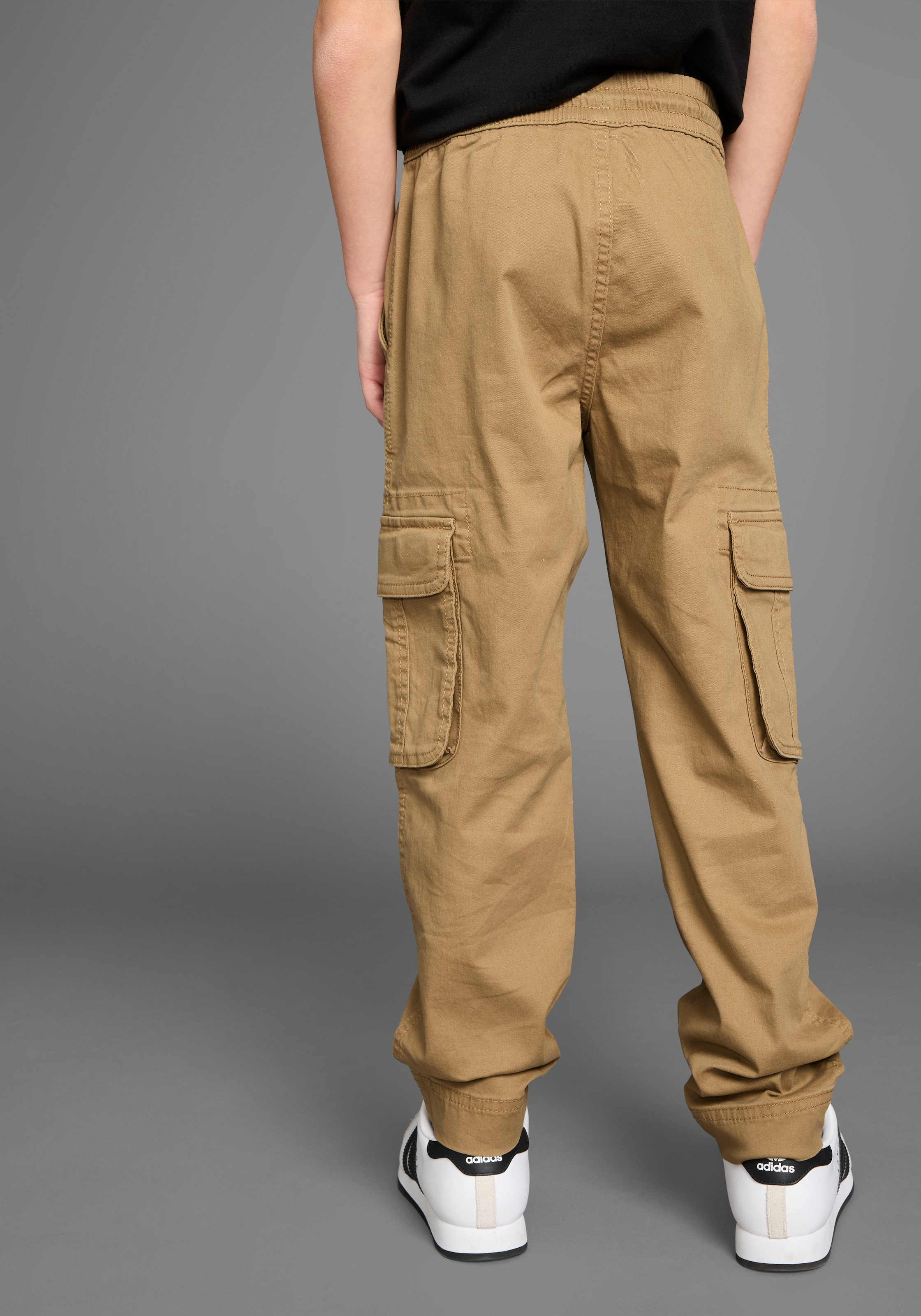 KIDSWORLD Cargohose »Pull-On Cargohose«, mit modischem Bindeband