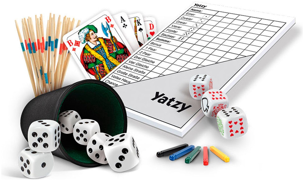 Cartamundi Spielesammlung »Würfel- und Kartenbox« Made in Germany