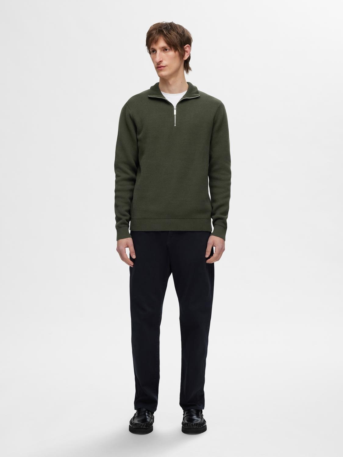 SELECTED HOMME Troyer »SLHDANE LS KNIT STRUCTURE HALF ZIP NOOS«