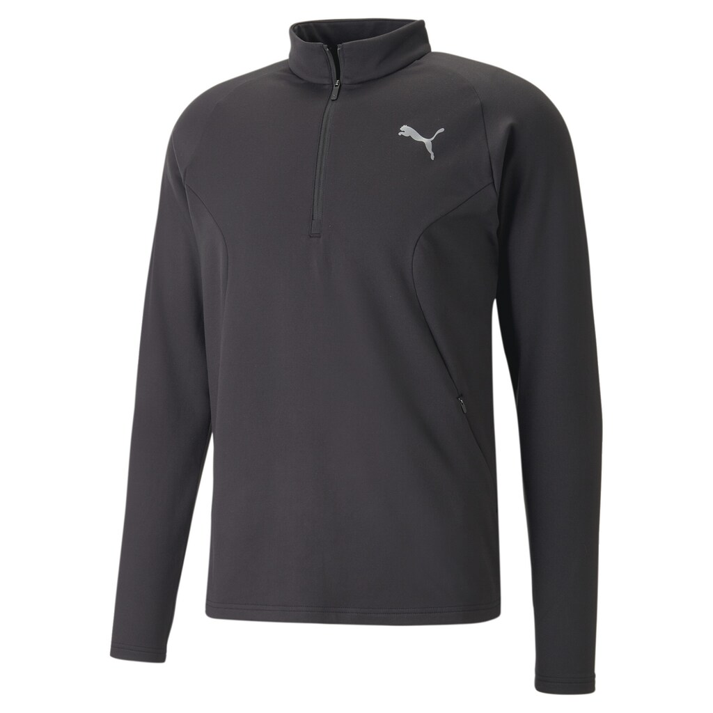 PUMA Trainingspullover »Run CLOUDSPUN Knit Half-Zip Top Herren«