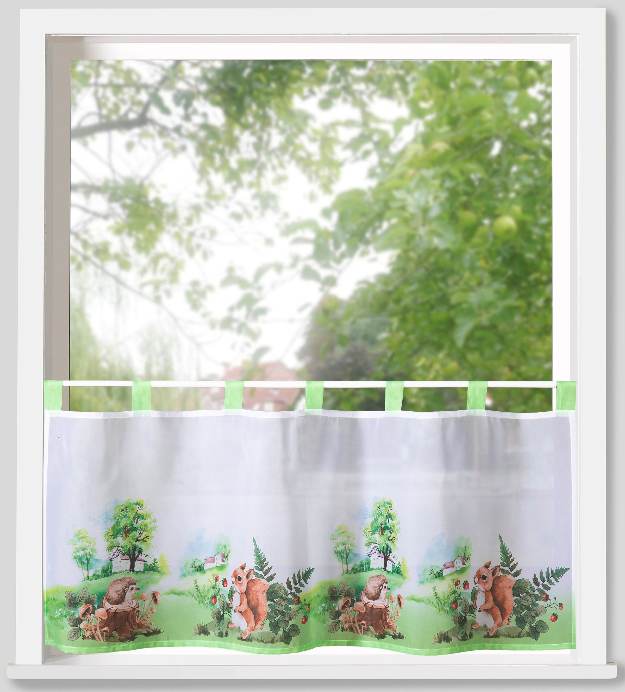 Weckbrodt Scheibengardine "Jara" Schlaufen 1 Stk. tlg. Bistro, Voile, beruc günstig online kaufen