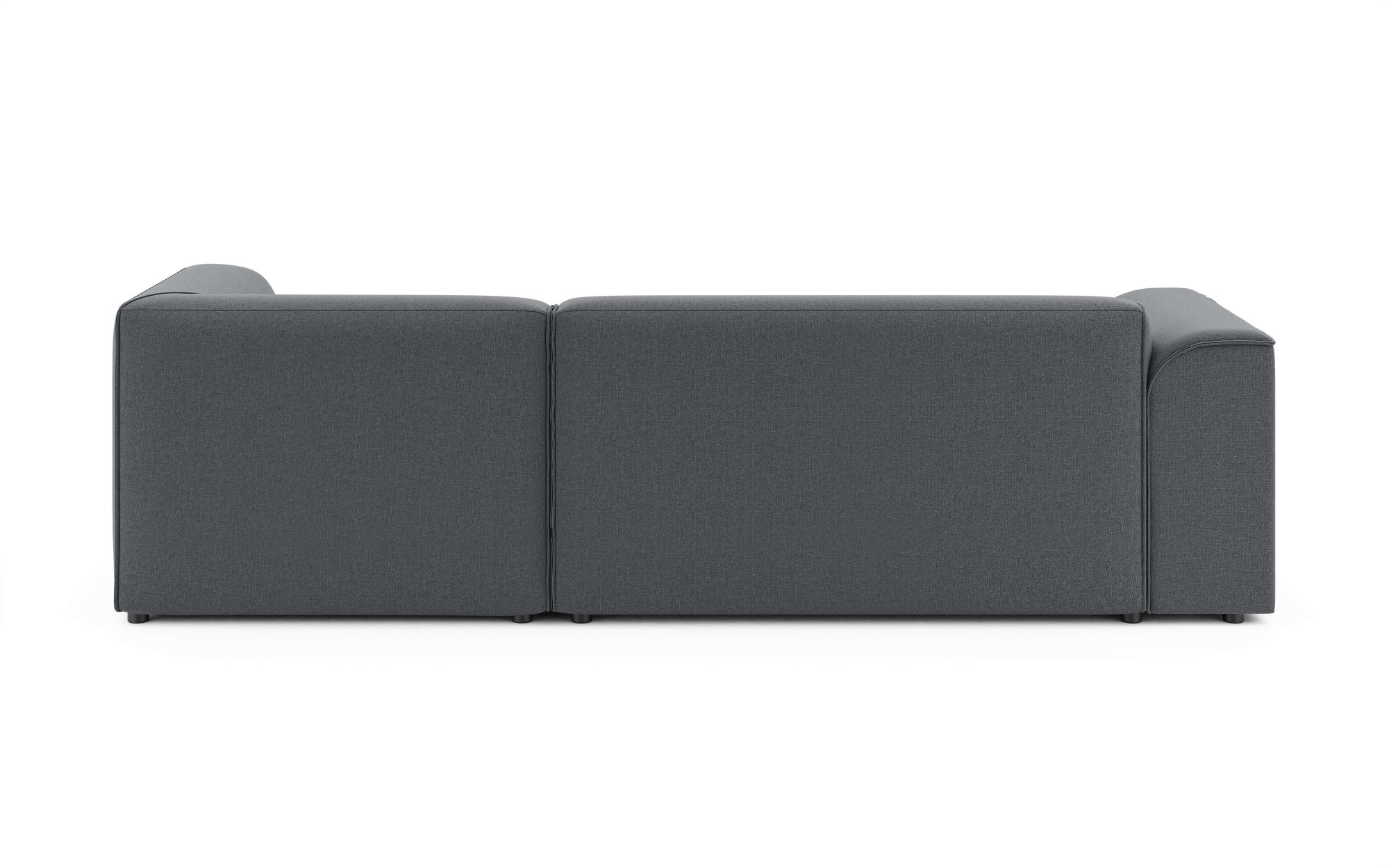 INOSIGN Ecksofa »MERID L-Form (257 cm), zeitlos & stilvolles Design,«, Aufwendig gepolstert, in Cord, Chenille und Struktur