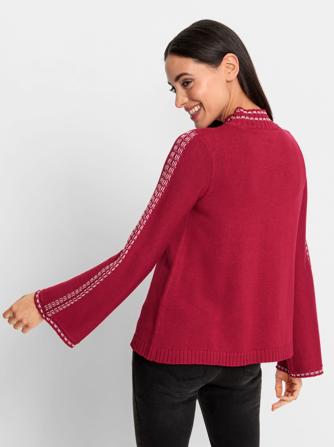 heine Jacquardpullover "Rollkragenpullover" günstig online kaufen