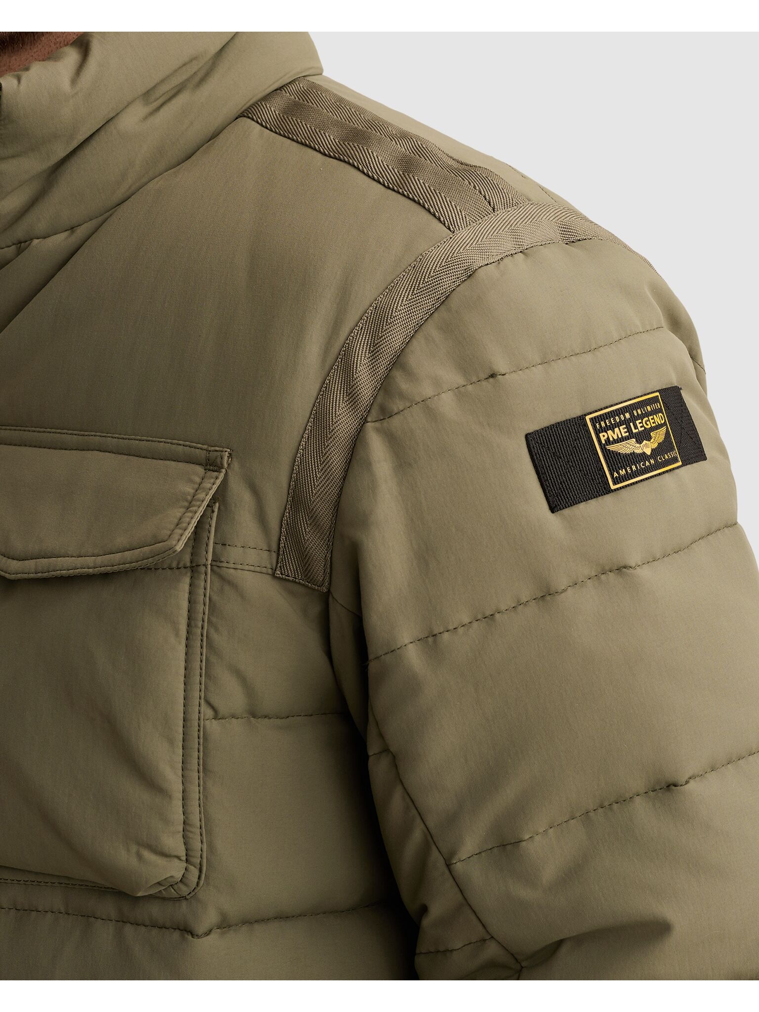 PME LEGEND Outdoorjacke wasserabweisend, mit horizontaler Steppung