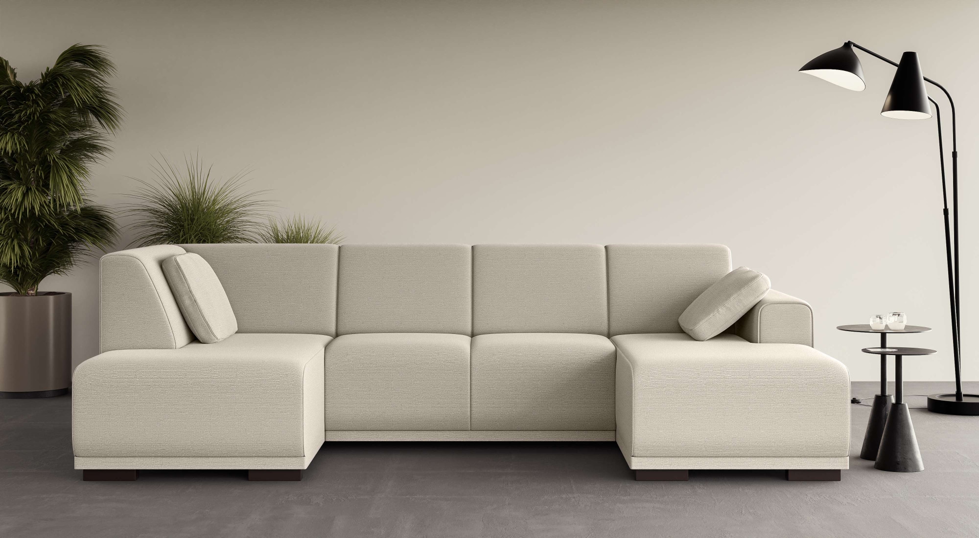 Home affaire Sofa »Bornholm« U-Form