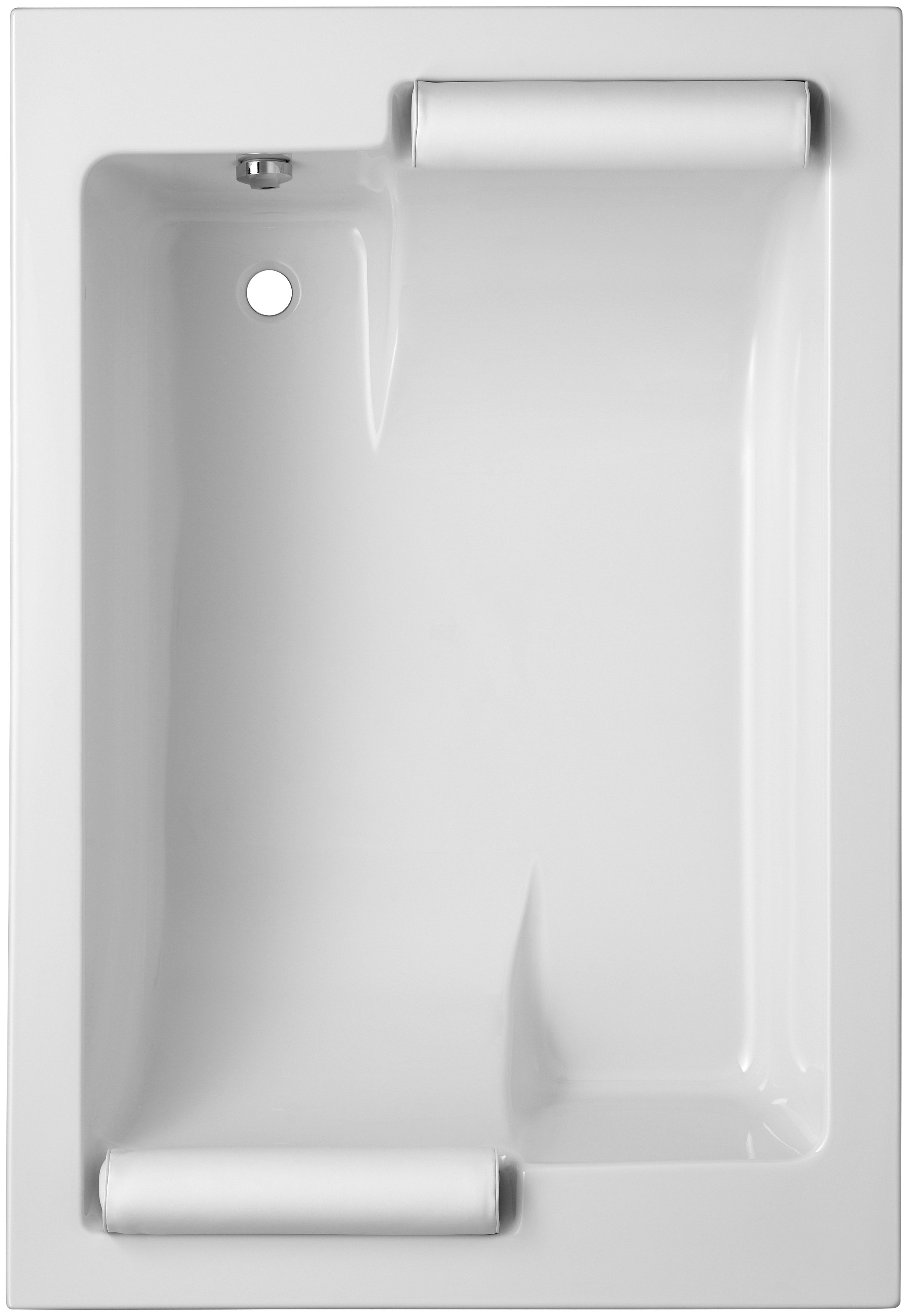 Ottofond Badewanne 'Maharaja' Sanitäracryl weiß 195 x 135 cm