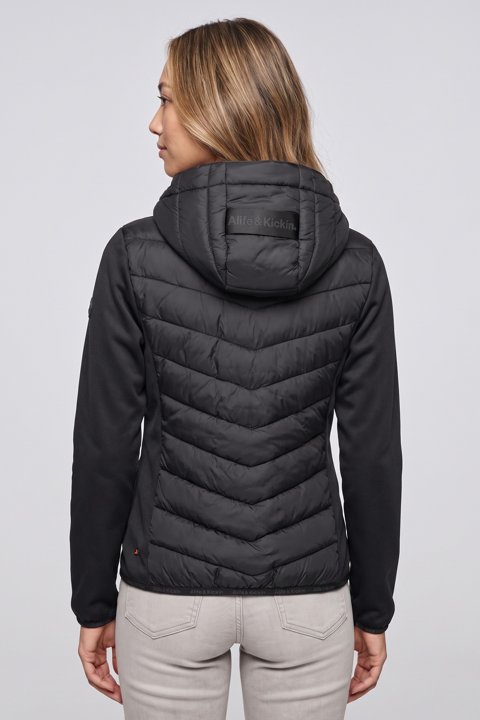 Alife & Kickin Sommerjacke »Damen ZeliaAK A Übergangsjacke, Jacke« Gesteppte Front, verstellbare Kapuze, zwei Reißverschlusstaschen