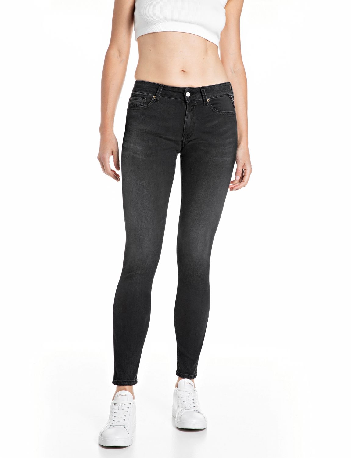 Replay 5-Pocket-Jeans "NEW LUZ Skinny Fit" in Ankle-Länge