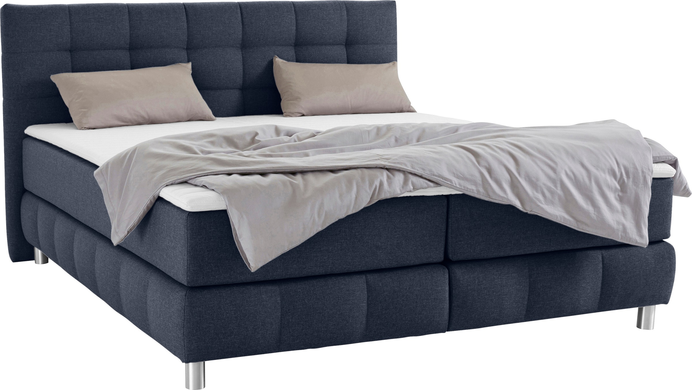 Home affaire Boxspringbett "Salo" incl. Topper, 6 Breiten, 2 Härtegrade, TF günstig online kaufen