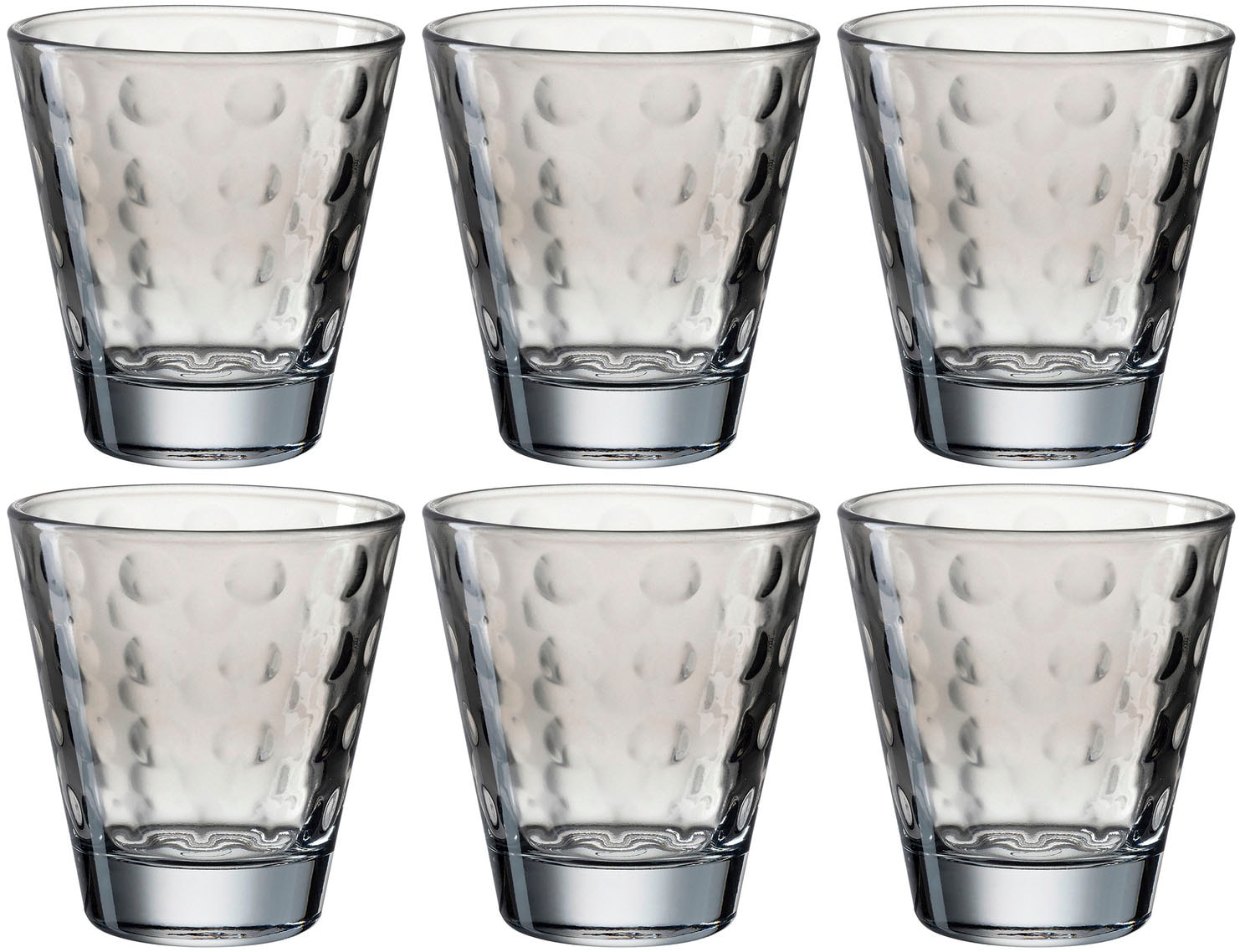 LEONARDO Gläser-Set »OPTIC« (Set 6 tlg.) 215 ml...
