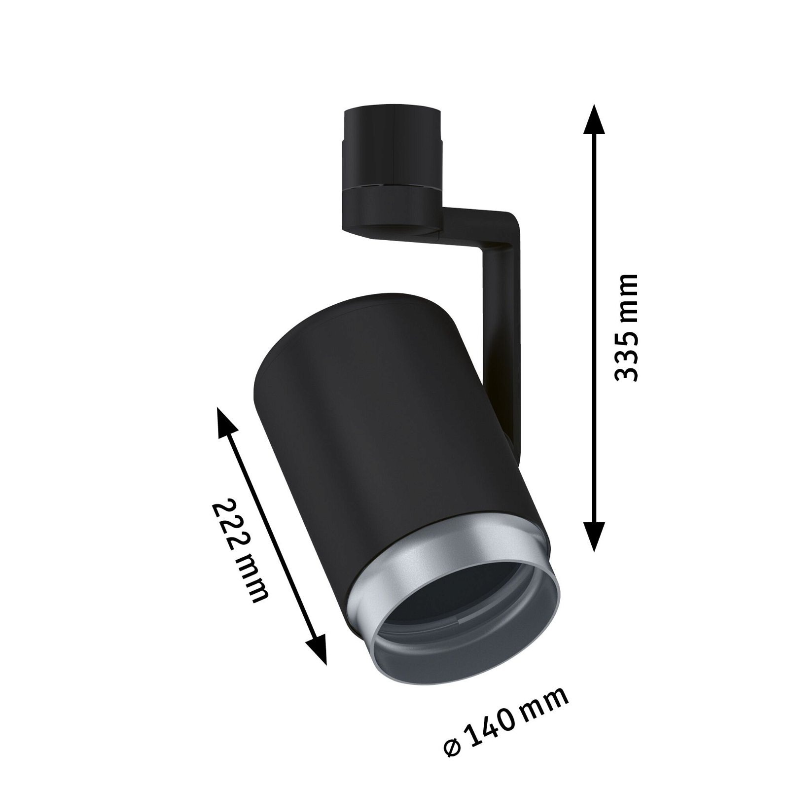 Paulmann Schienensystem-Leuchten »URail Schienenspot Asthene Einzelspot E27 max. 50W 230V«, (1 tlg.), dimmbar