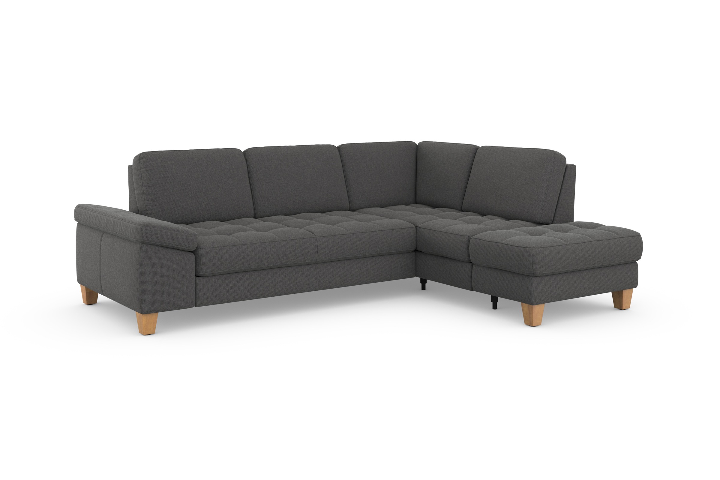 sit&more Ecksofa »Westham L-Form«, mit Ottomane, mit oder ohne Bettfunktion, Bettkasten, Verstellung