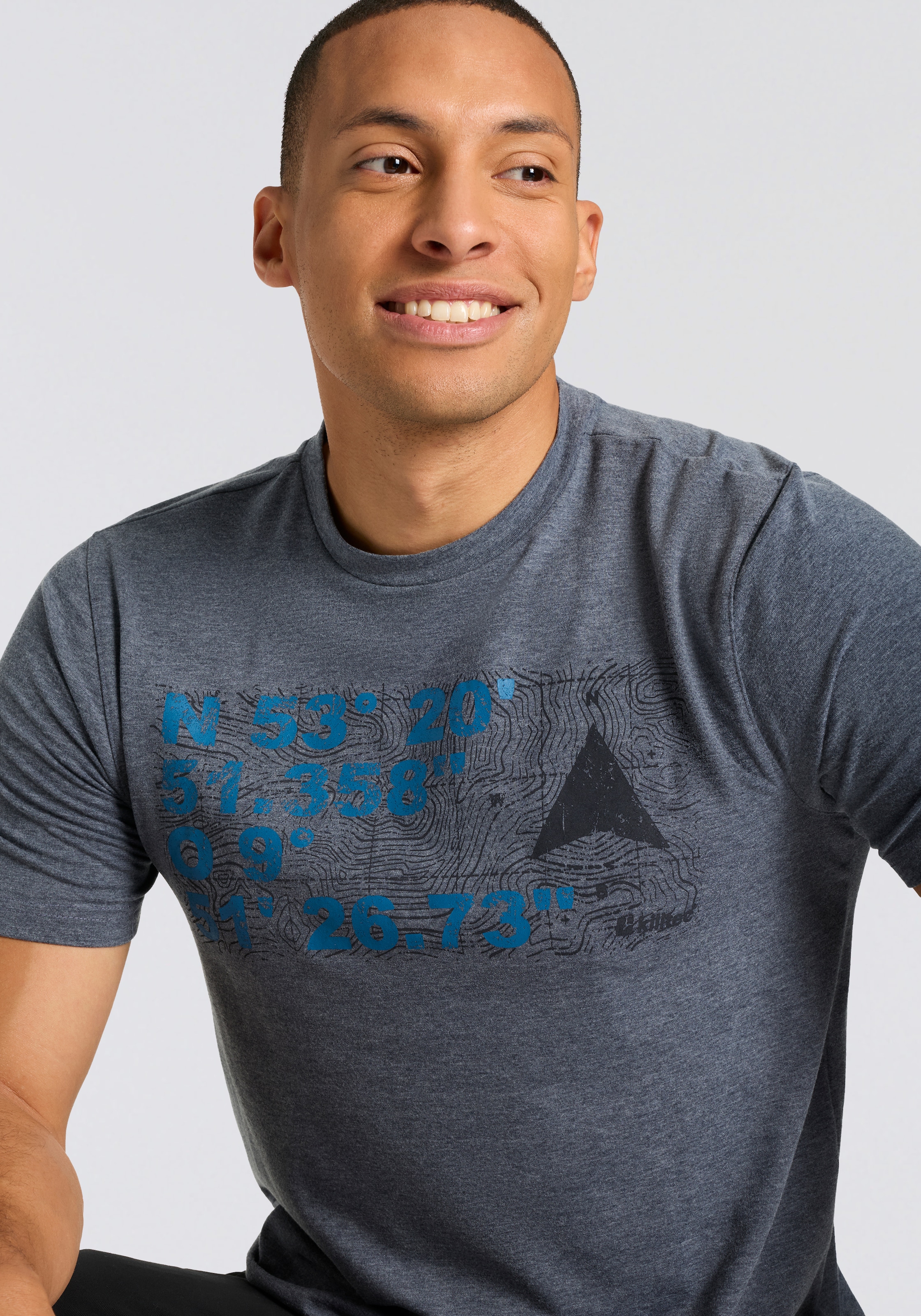 Killtec T-Shirt »KOS 254 MN TSHRT« mit Rundhalsausschnitt, Kurzarm-Design, schnell trocknend