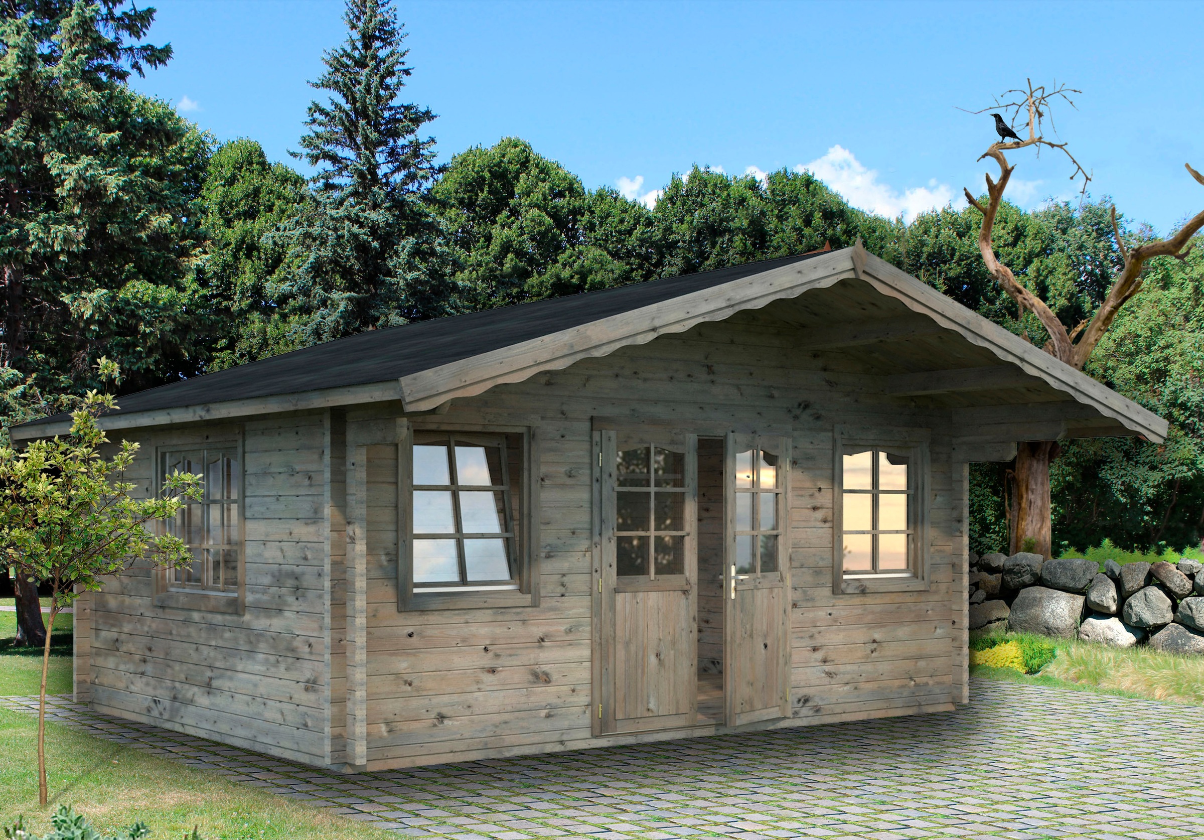 Palmako Gartenhaus "H elena", 18,6 qm günstig online kaufen
