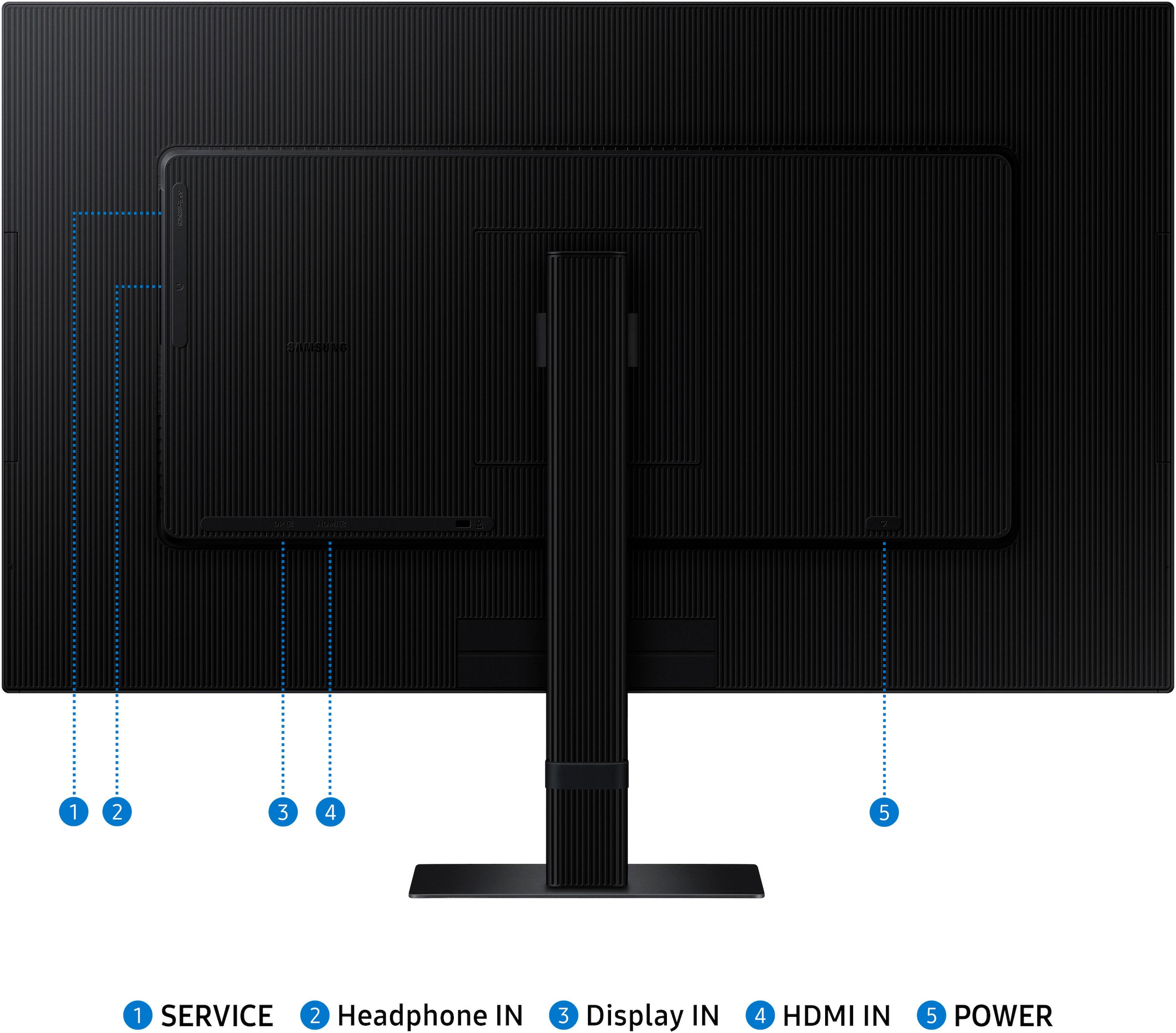 Samsung LED-Monitor »S32D700EAU«, 80 cm/32 Zoll, 3840 x 2160 px, 4K Ultra HD, 5 ms Reaktionszeit, 60 Hz