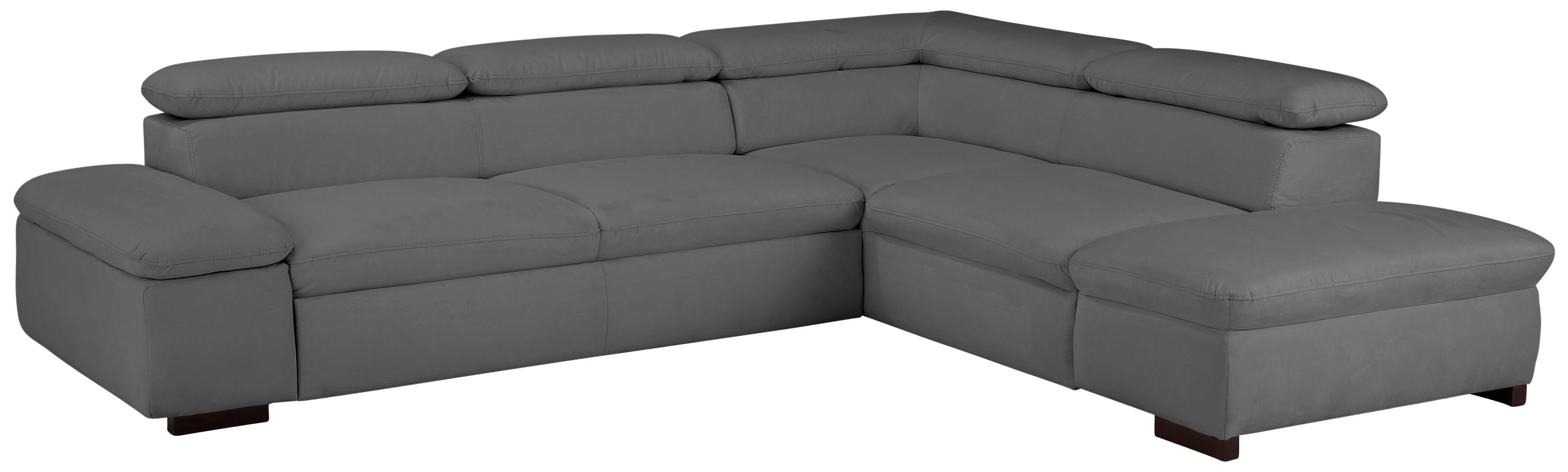 OTTO home Ecksofa "Alberto L-Form" mit Kopfteilverstellung, wahlweise mit Schlaffunktion