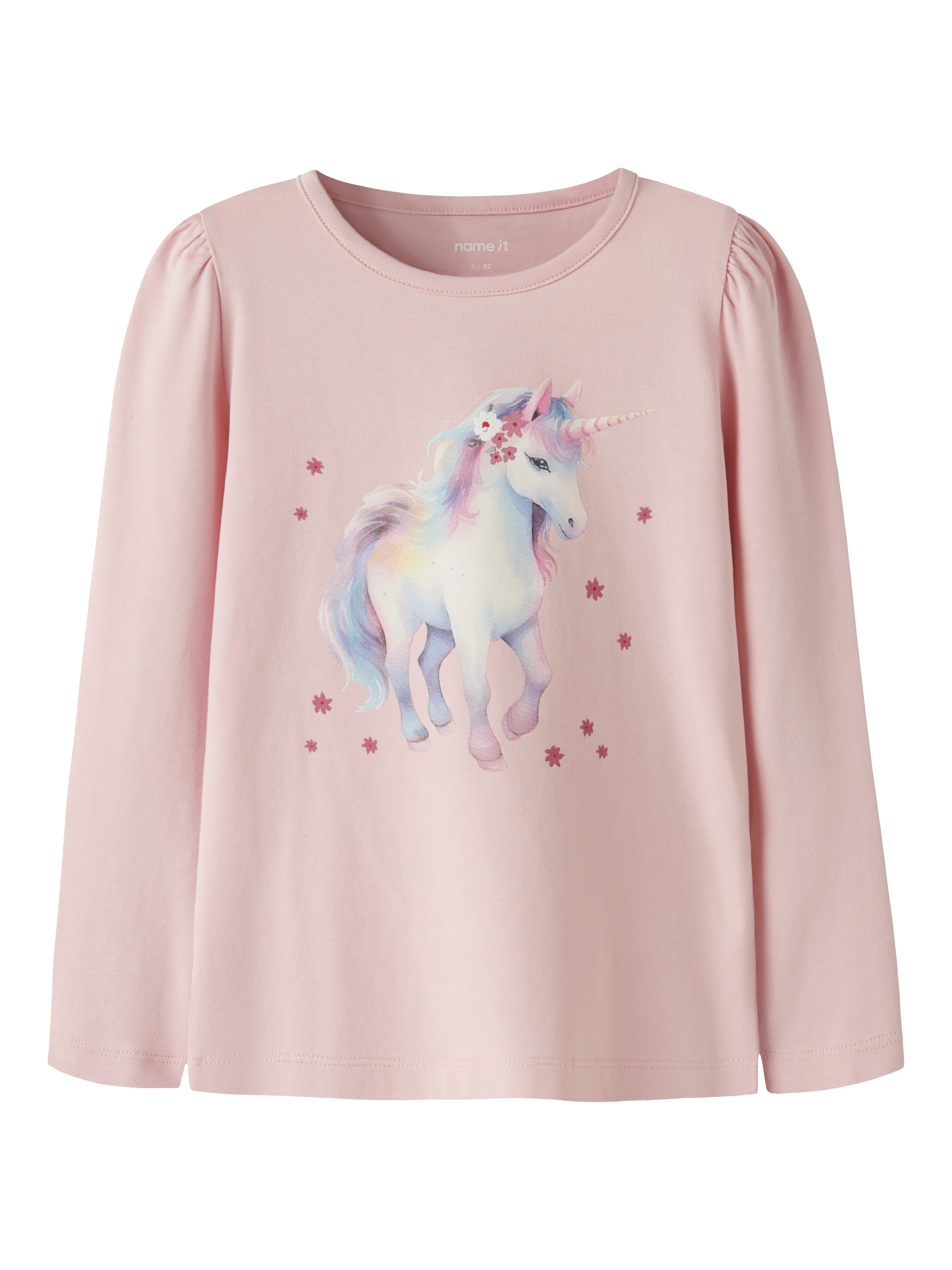 Name It Langarmshirt "NMFKIMIA LS TOP BOX" Baumwollmischung, regular fit