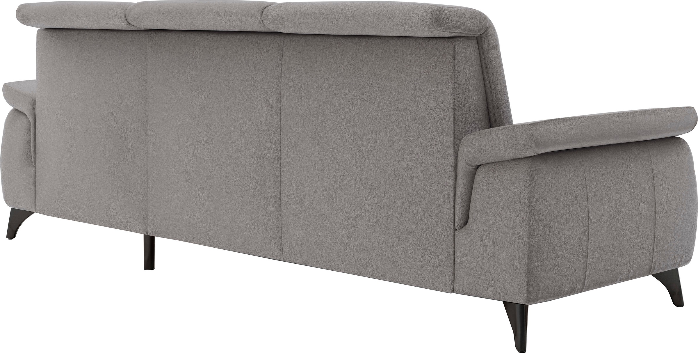 Ecksofa SIT & MORE "Astoria L-Form", grau (hellgrau), B:260cm H:91cm T:175cm, 100% Polyester, Sofas, Ecksofa, wahlweise mit motorischer Relaxfunktion 3