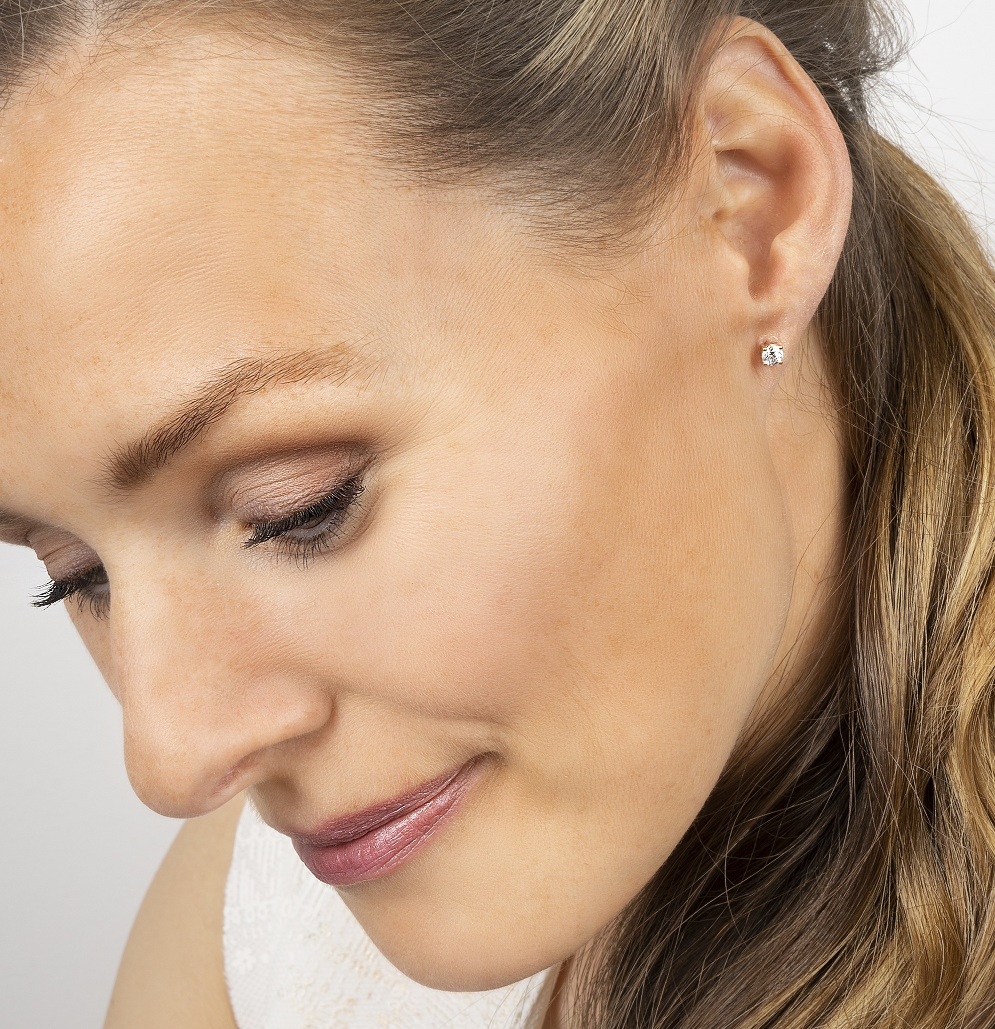Vivance Paar Ohrhänger »0.50 ct Diamant Brillant Ohrringe Ohrstecker aus 585 Gelbgold«, Damen Gold Schmuck
