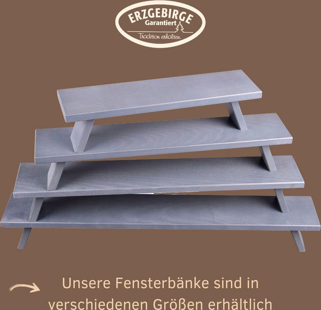 Weigla Schwibbogen-Fensterbank "Weihnachtsdeko, Made in Germany", aus Holz, günstig online kaufen