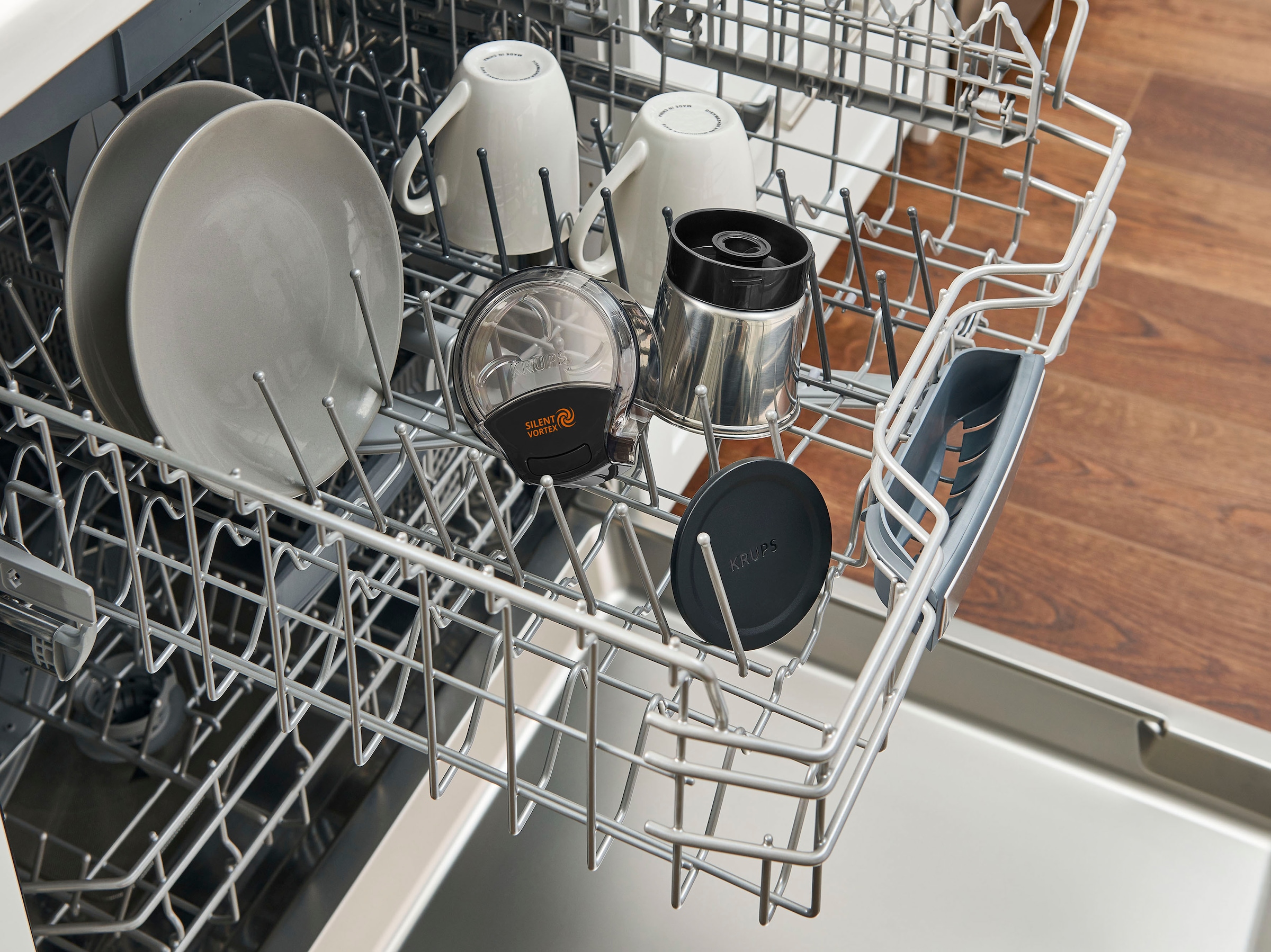 Krups Kaffeemühle »GX3328 Silent Vortex«, 175 W, Schlagmesser, 90 g Bohnenbehälter, leistungsstark, effizient, superleise, für 12 Tassen, 3-in-1-Mahlwerk