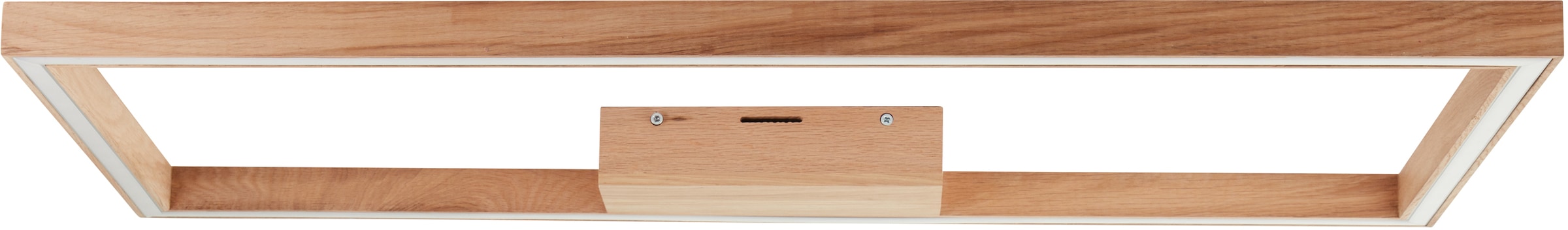 Brilliant LED Deckenleuchte »Delgrosso«, 1 flammig, Leuchtmittel LED-Modul | LED fest integriert, 83 x 38 cm, 2600 lm, warmweißes Licht, Holz/Kunststoff, eiche geölt