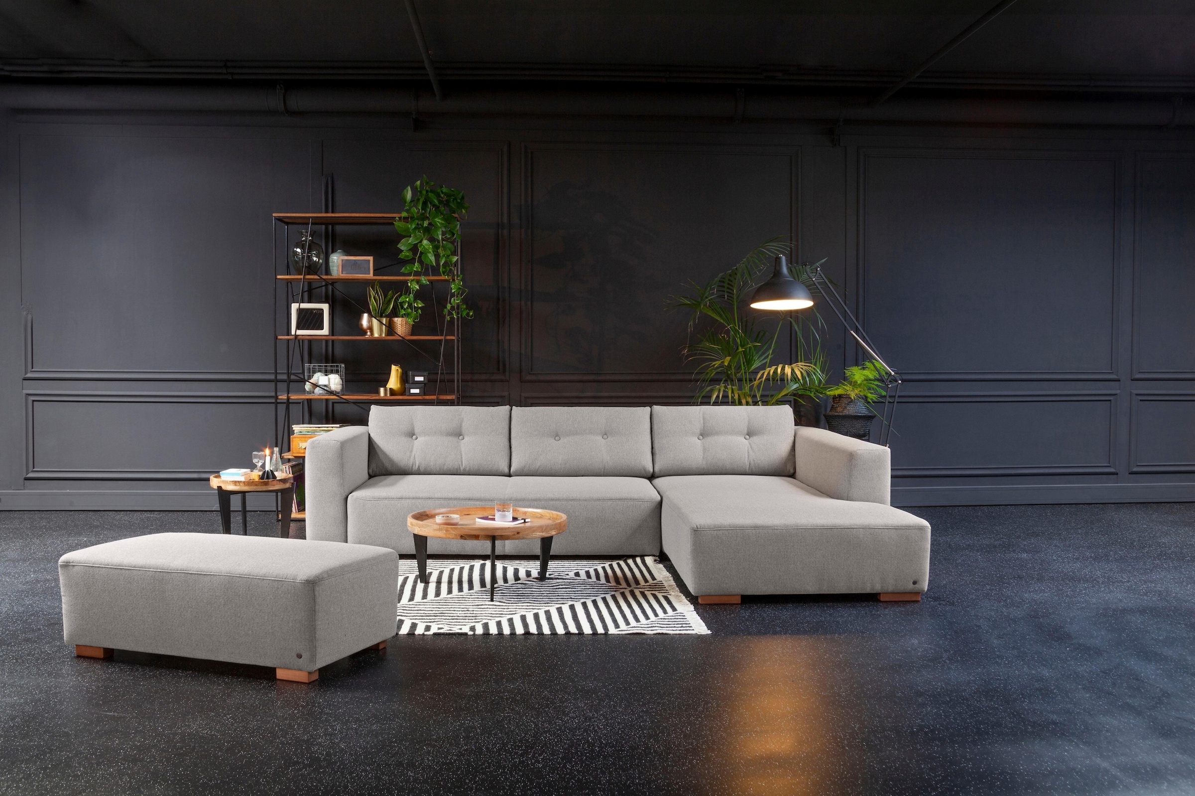 TOM TAILOR HOME Ecksofa "HEAVEN CHIC XL", aus der COLORS COLLECTION, wahlweise mit Bettfunktion & Bettkasten