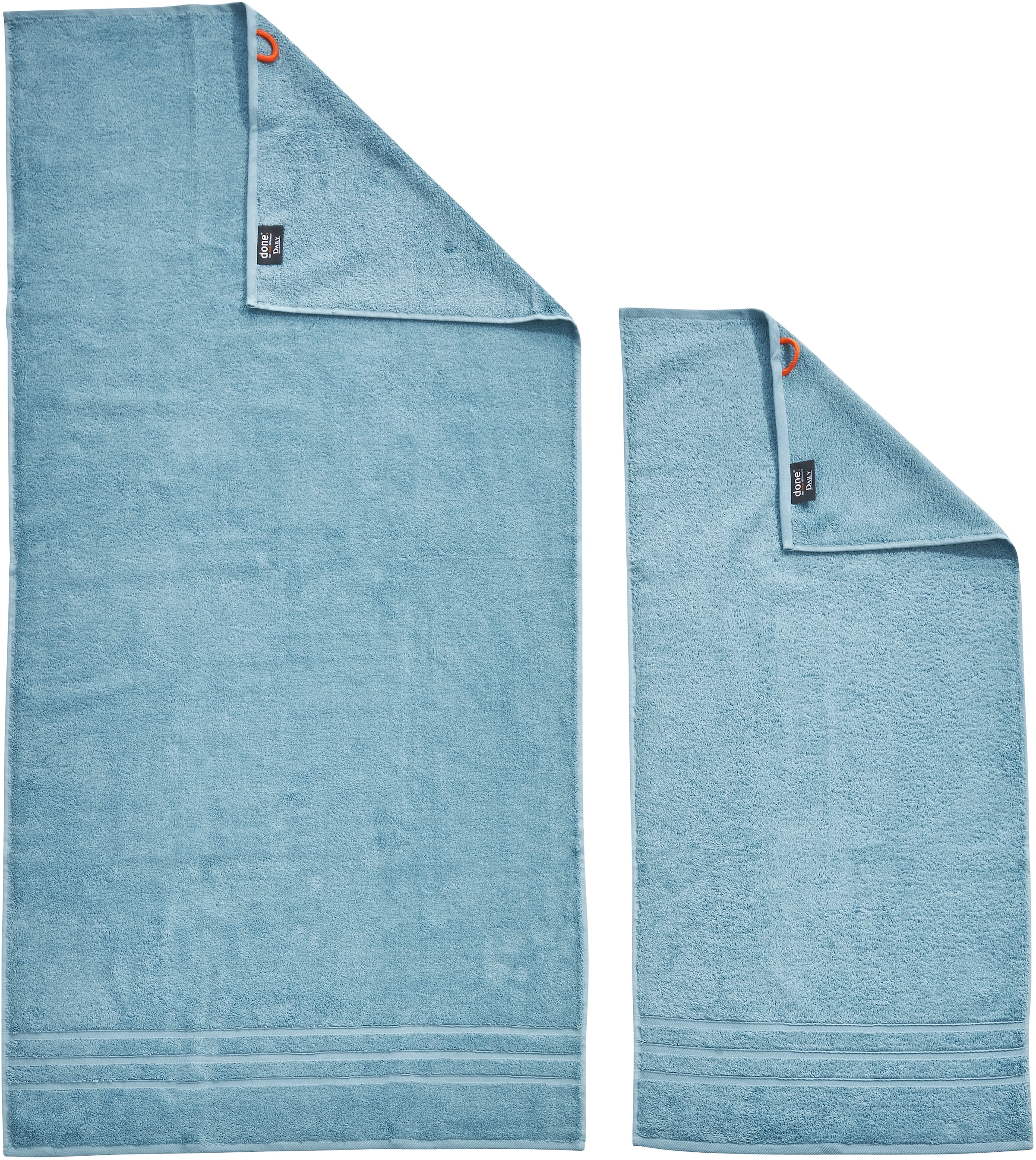 done.® Handtuch Set »Daily Uni«, Set, 6 tlg., Walkfrottier