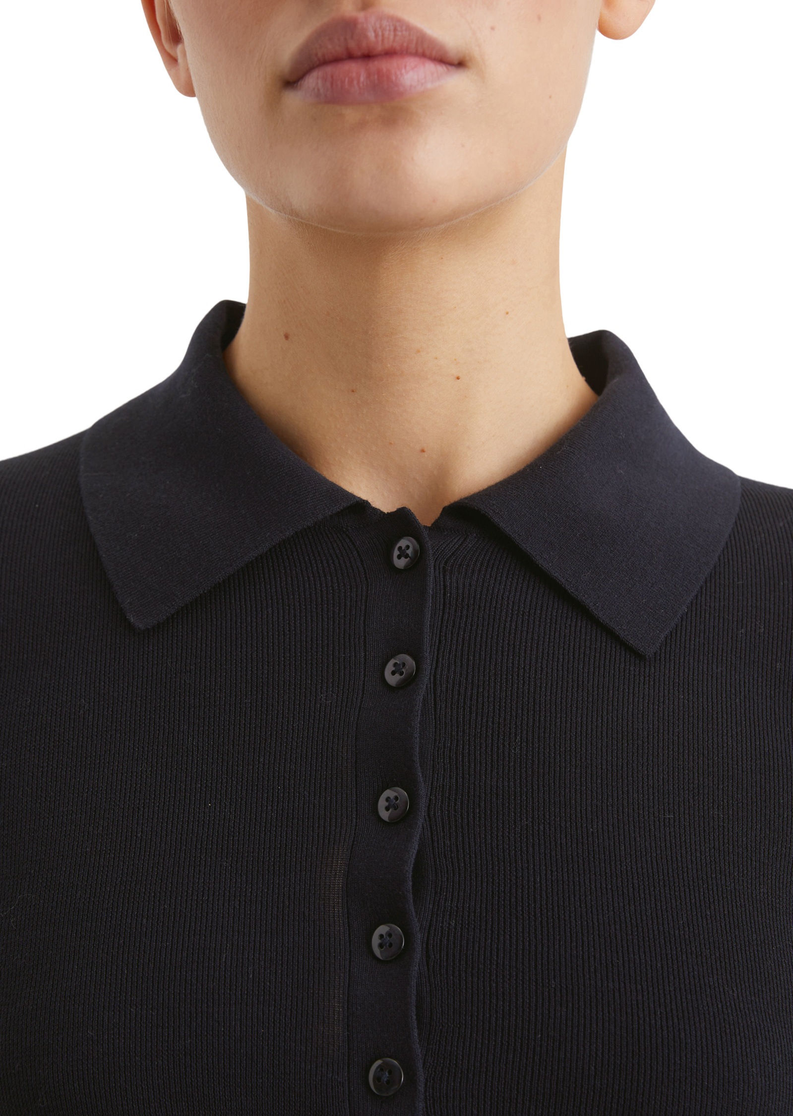 Marc O'Polo Strickpullover »in feinem Rippenstrick«