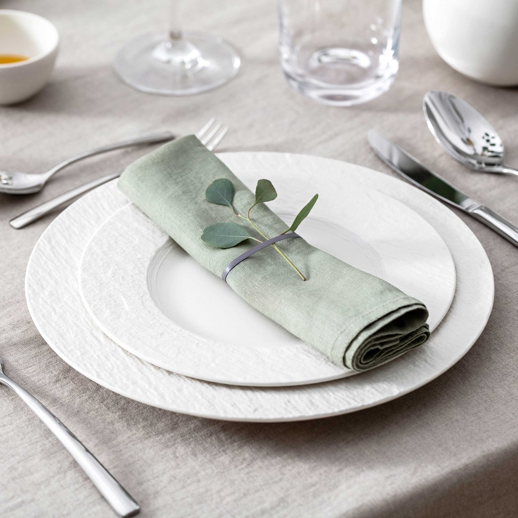 Villeroy & Boch Geschirr-Set "Manufacture Rock blanc" Made in Germany, Fine günstig online kaufen