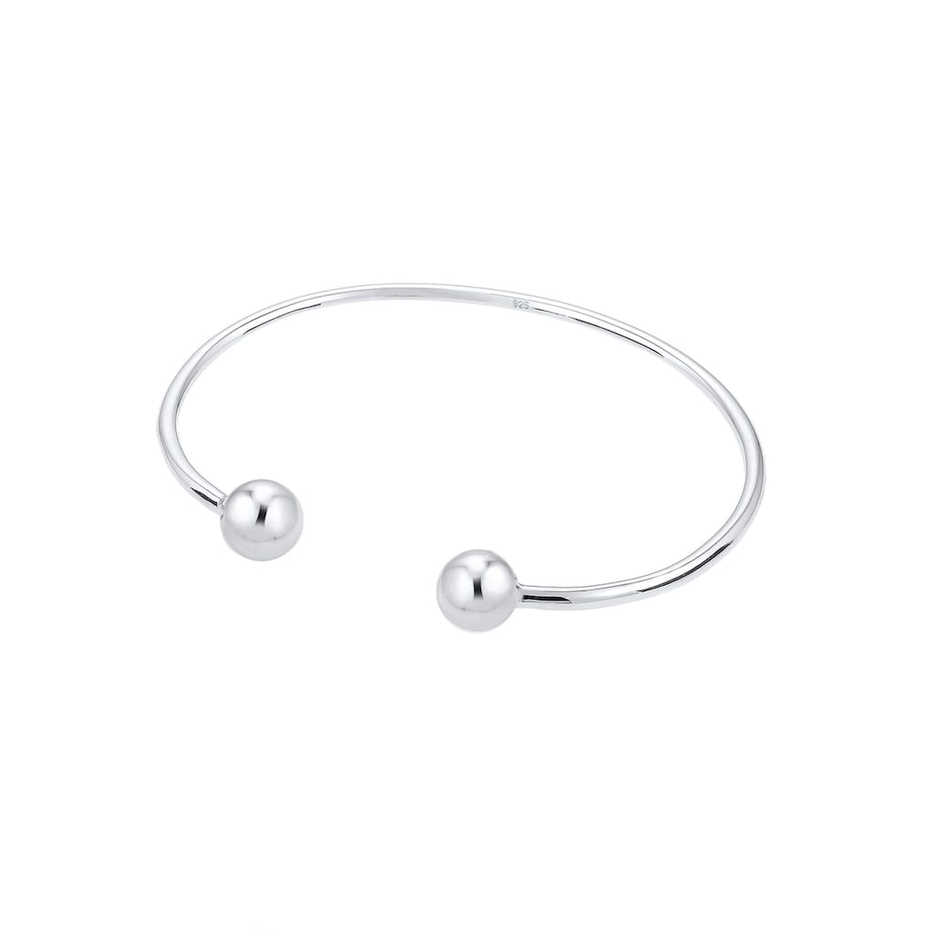 Elli Armreif »Kugel Ball Geo Bangle Basic 925 Sterling Silber«