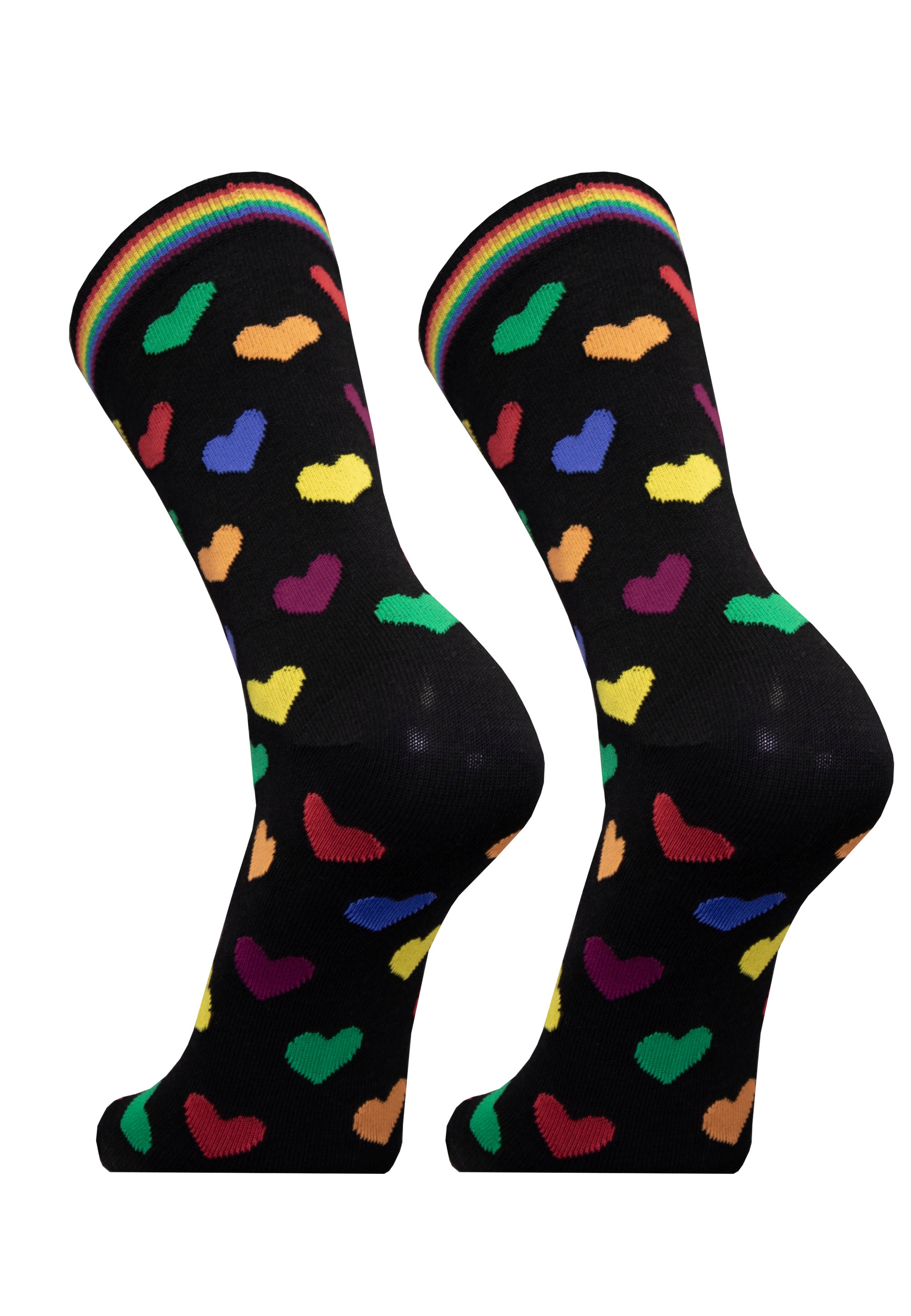 UphillSport Socken »RAINBOW HEARTS 2er Pack«, (2 Paar), mit niedlichen Herz-Prints